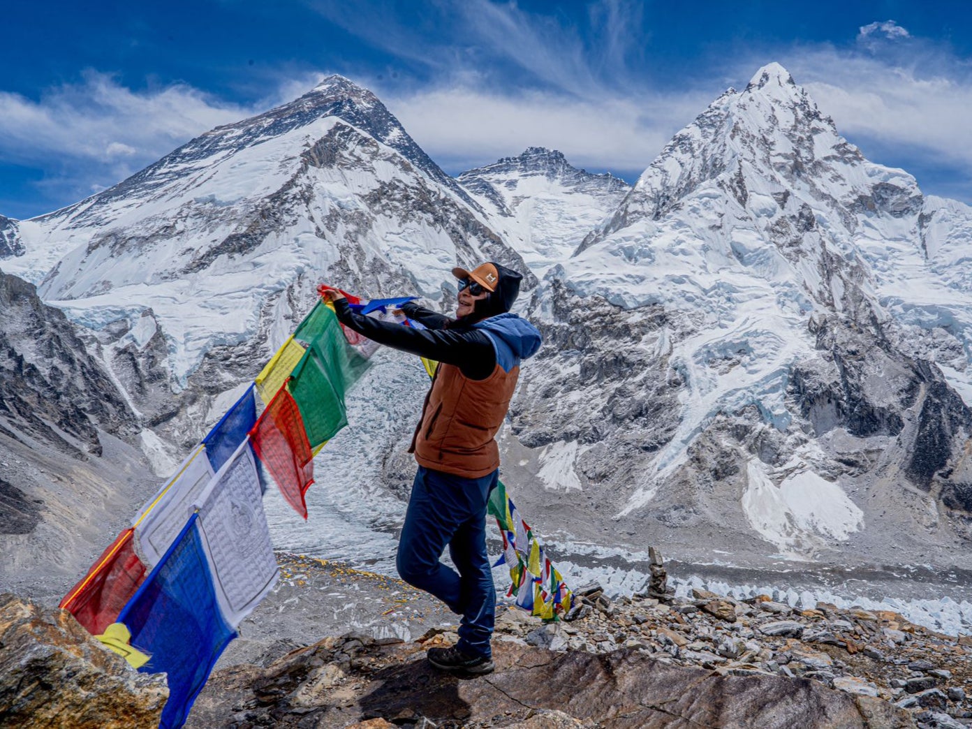 Nepali mountaineer Phunjo Lama set the record for the fastest woman to scale the world’s highest peak in less than 15 hours