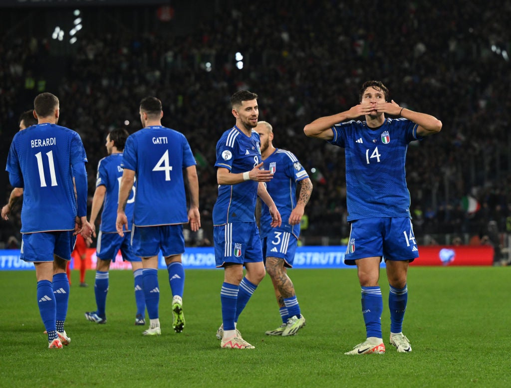 Chiesa celebrates for Italy