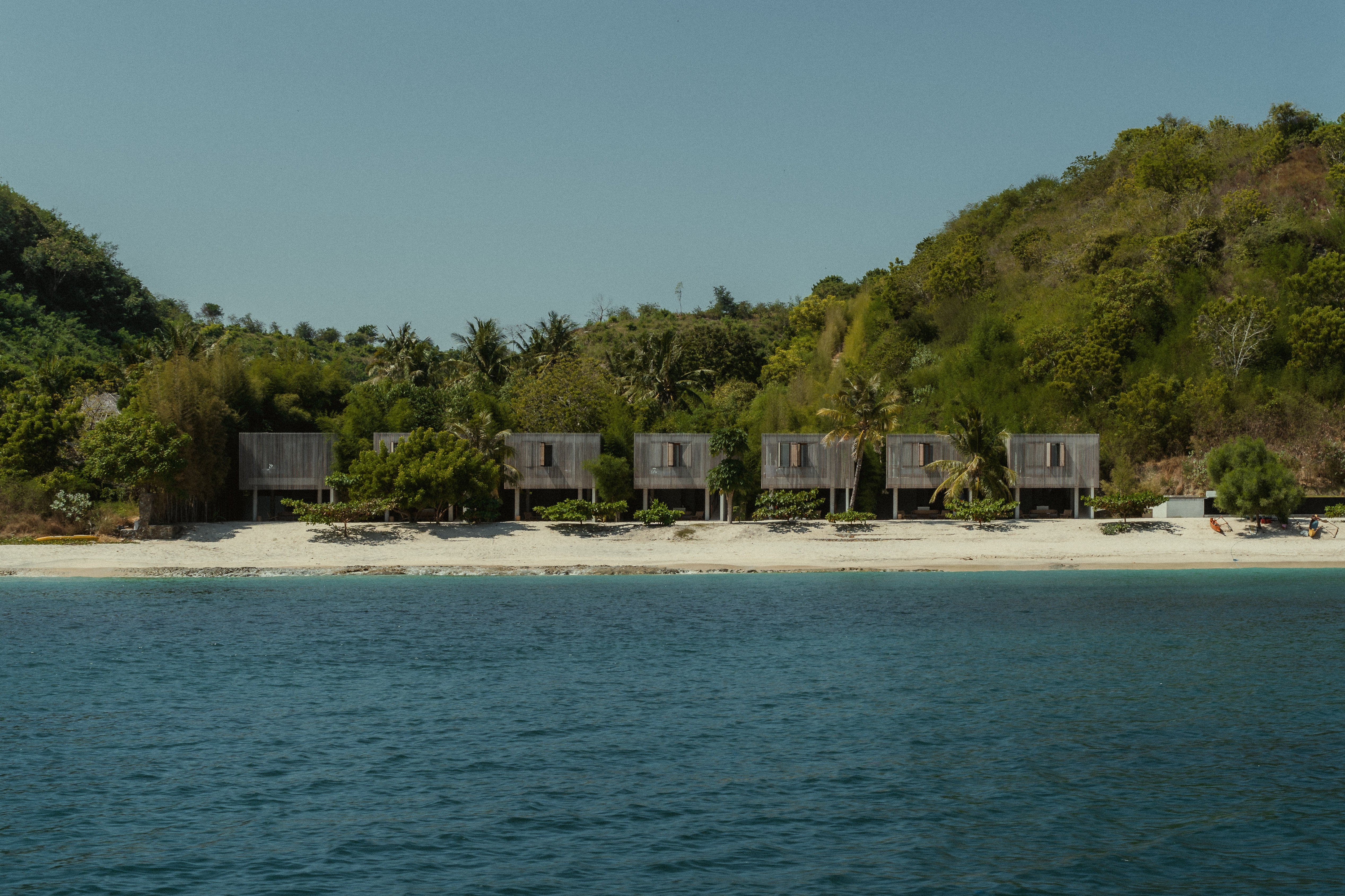 It doesn’t get more beachfront than Innit Lombok