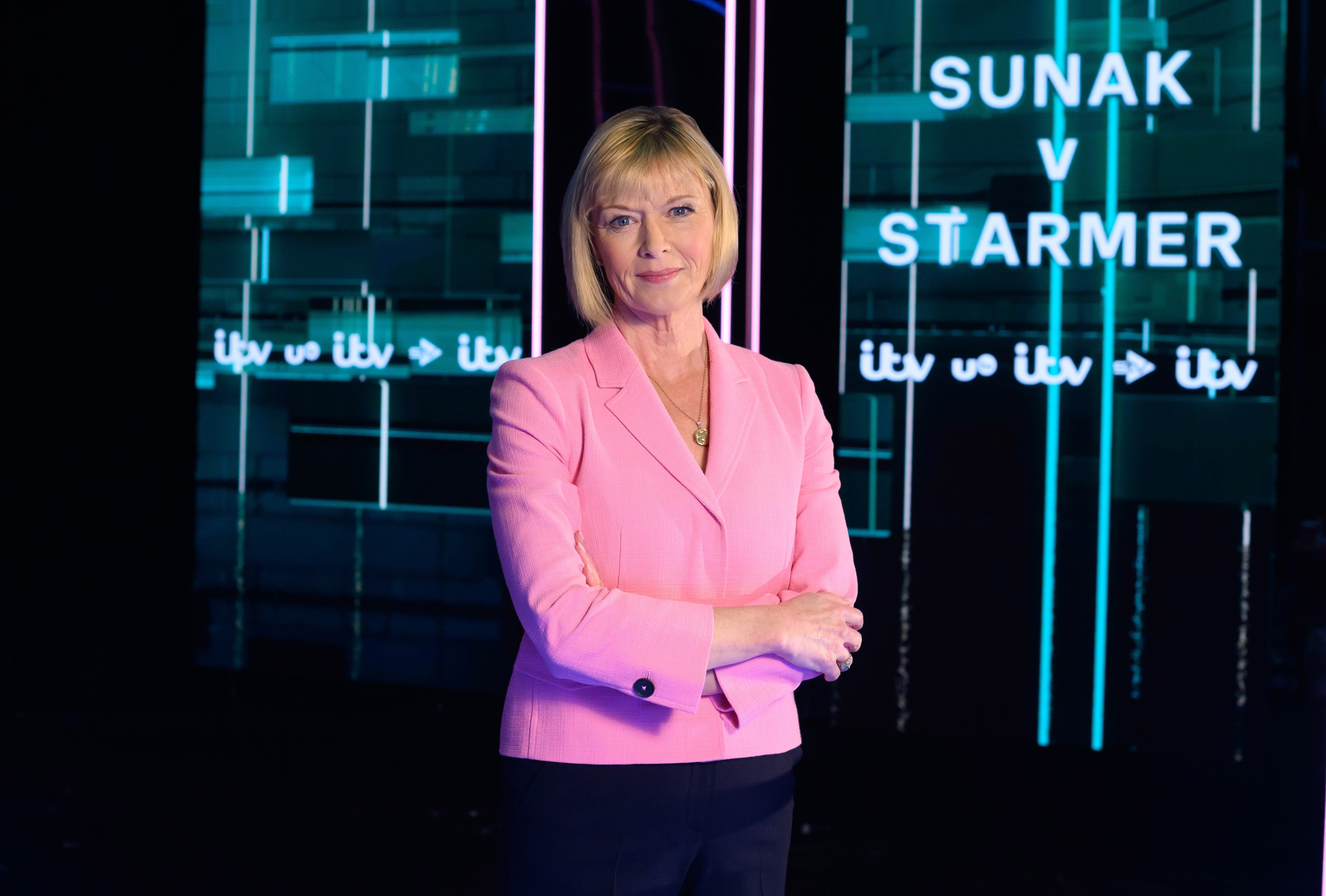 Julie Etchingham is set to host the first head-to-head debate between Keir Starmer and Rishi Sunak