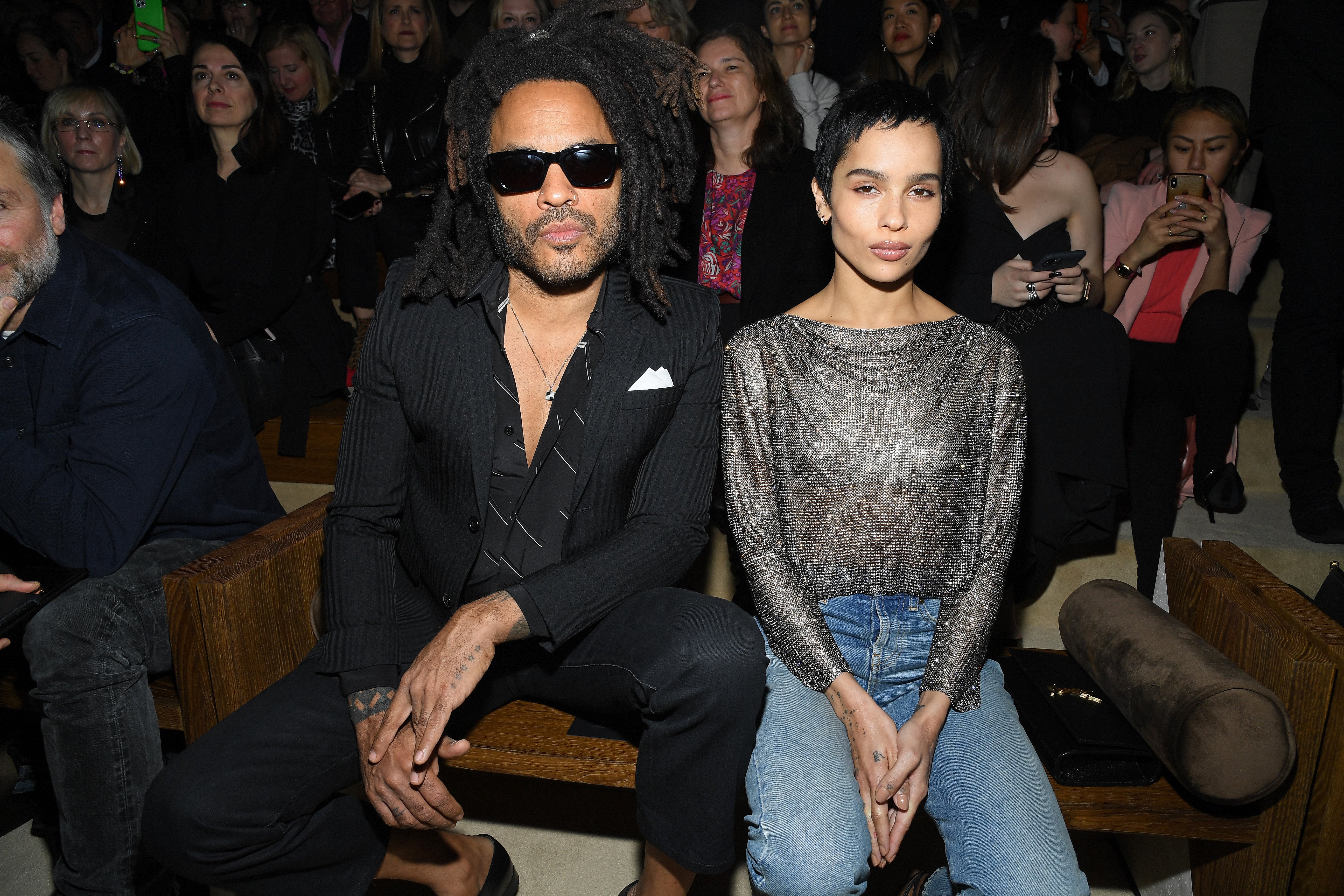 Lenny Kravitz shares daughter Zoë Kravitz with ex-wife, actor Lisa Bonet