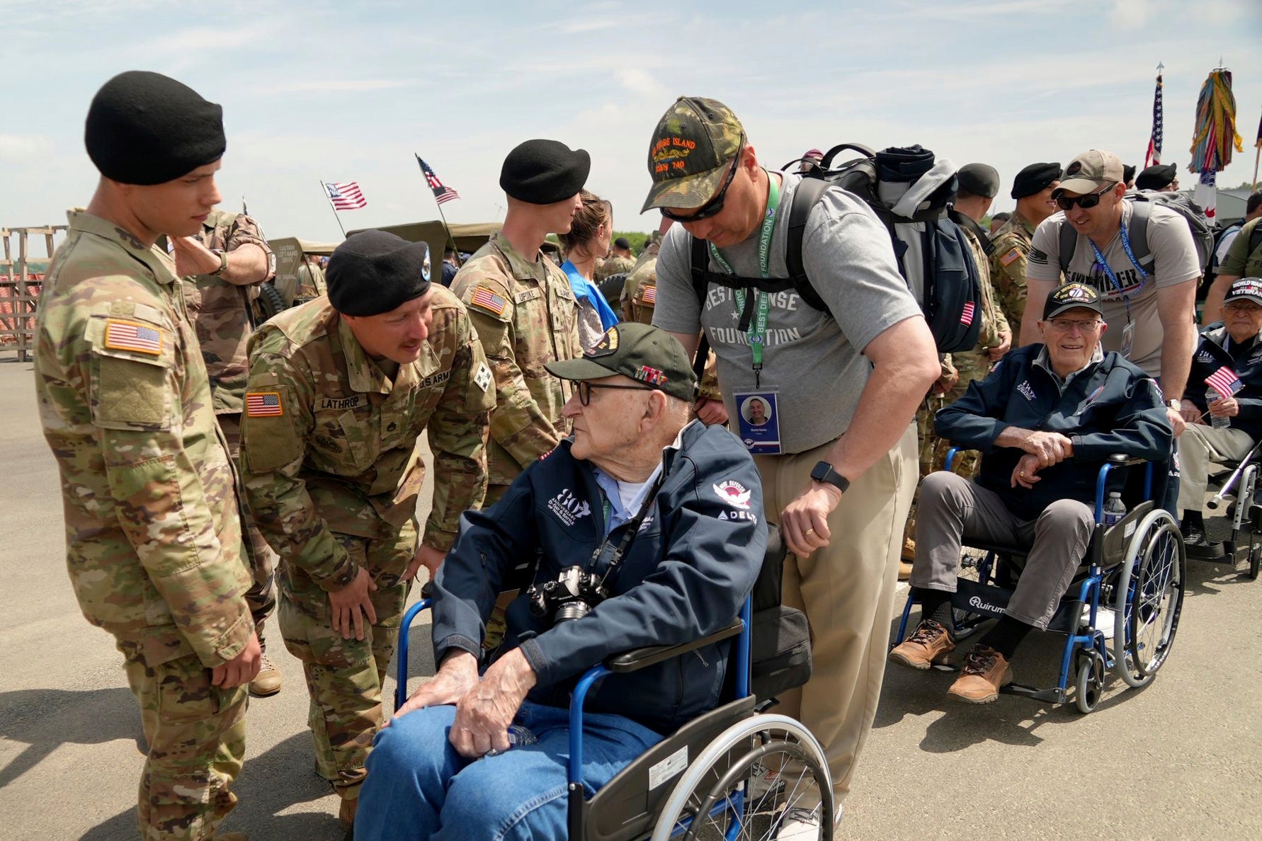 France D Day 80th Anniversary US Veterans