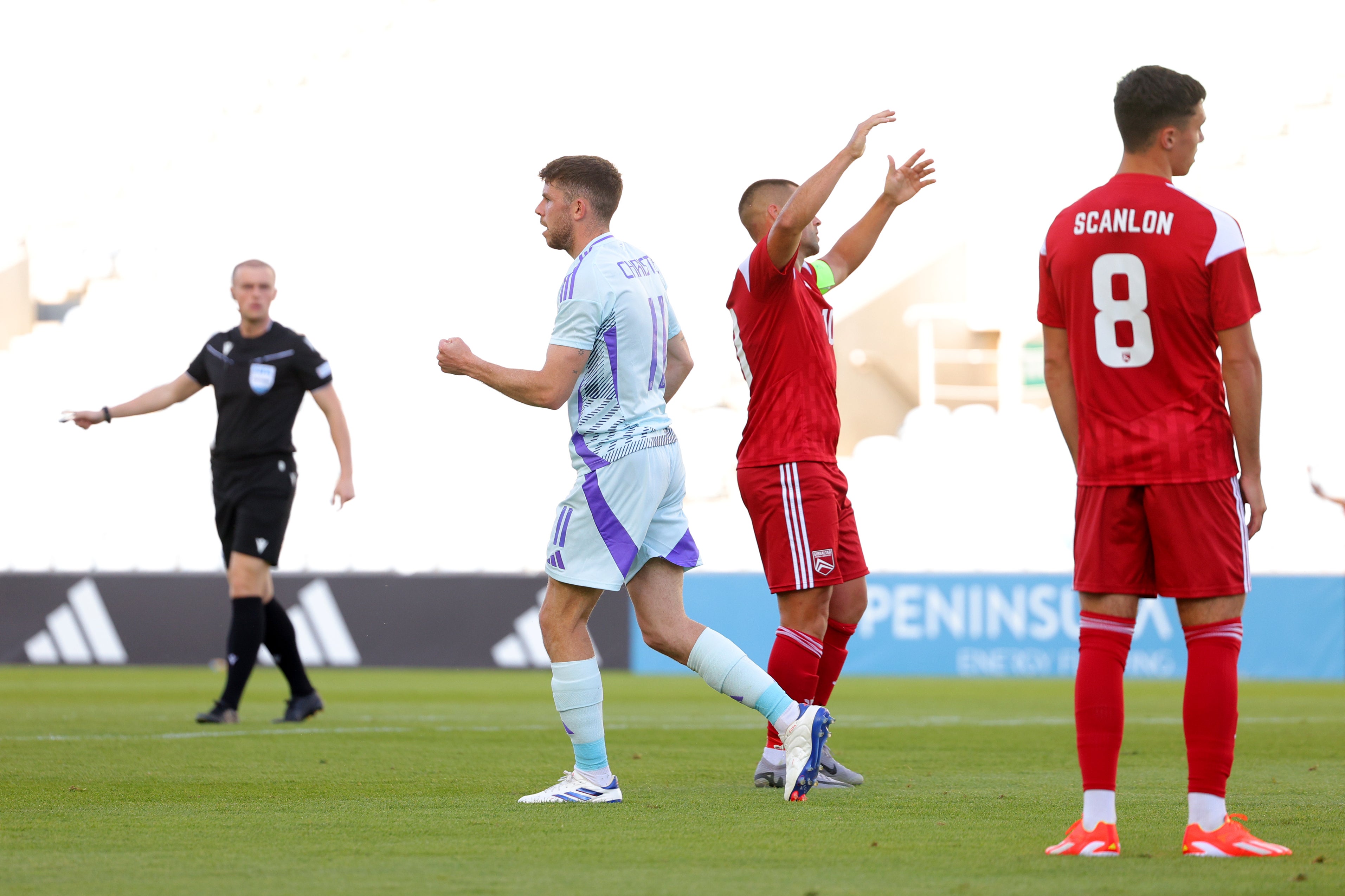 Ryan Christie celebrated scoring Scotland’s first goal