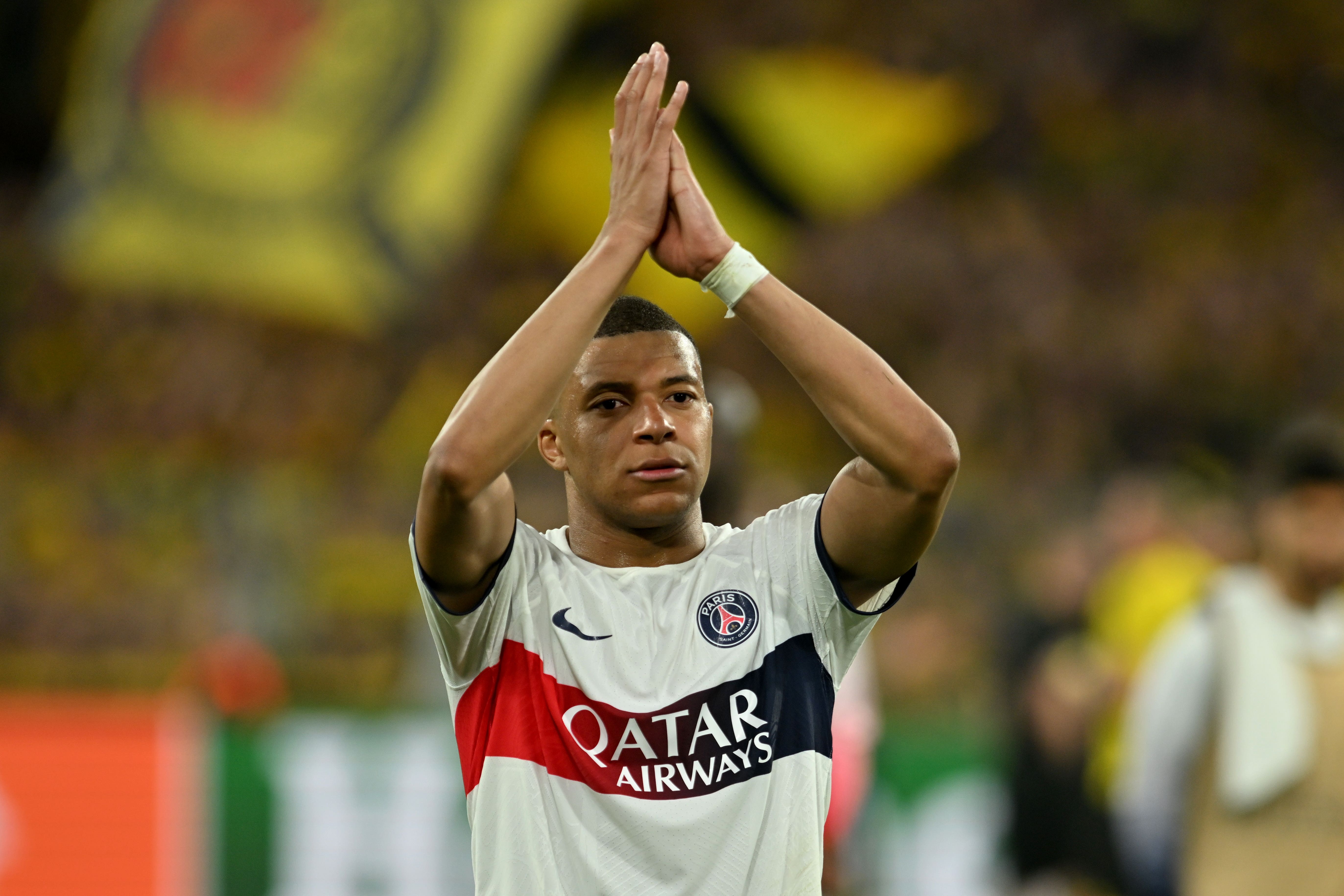 Kylian Mbappe is Paris St Germain’s record scorer (PA Wire via DPA)