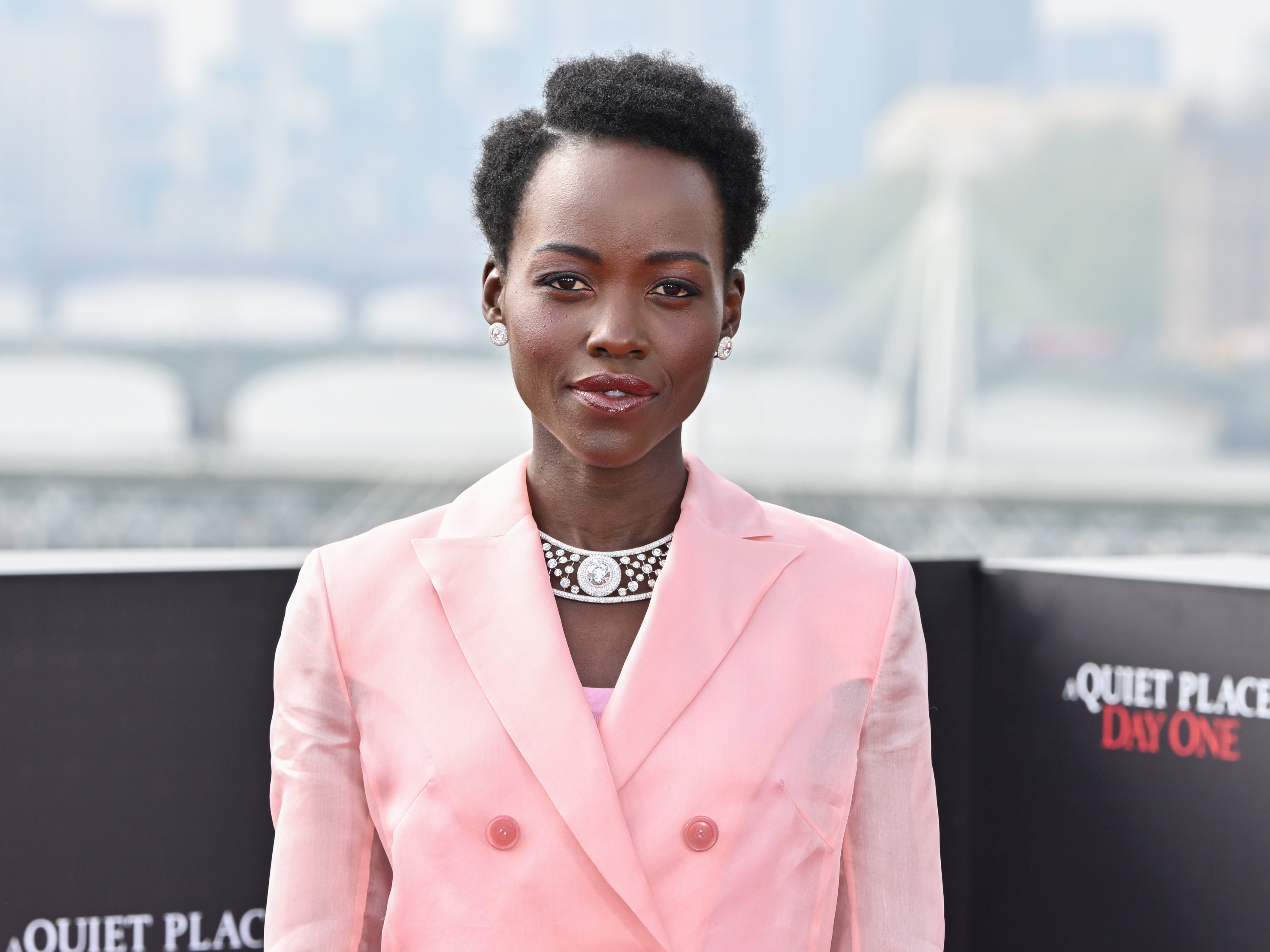 Lupita Nyong’o attends a London photocall in support of ‘A Quiet Place: Day One’