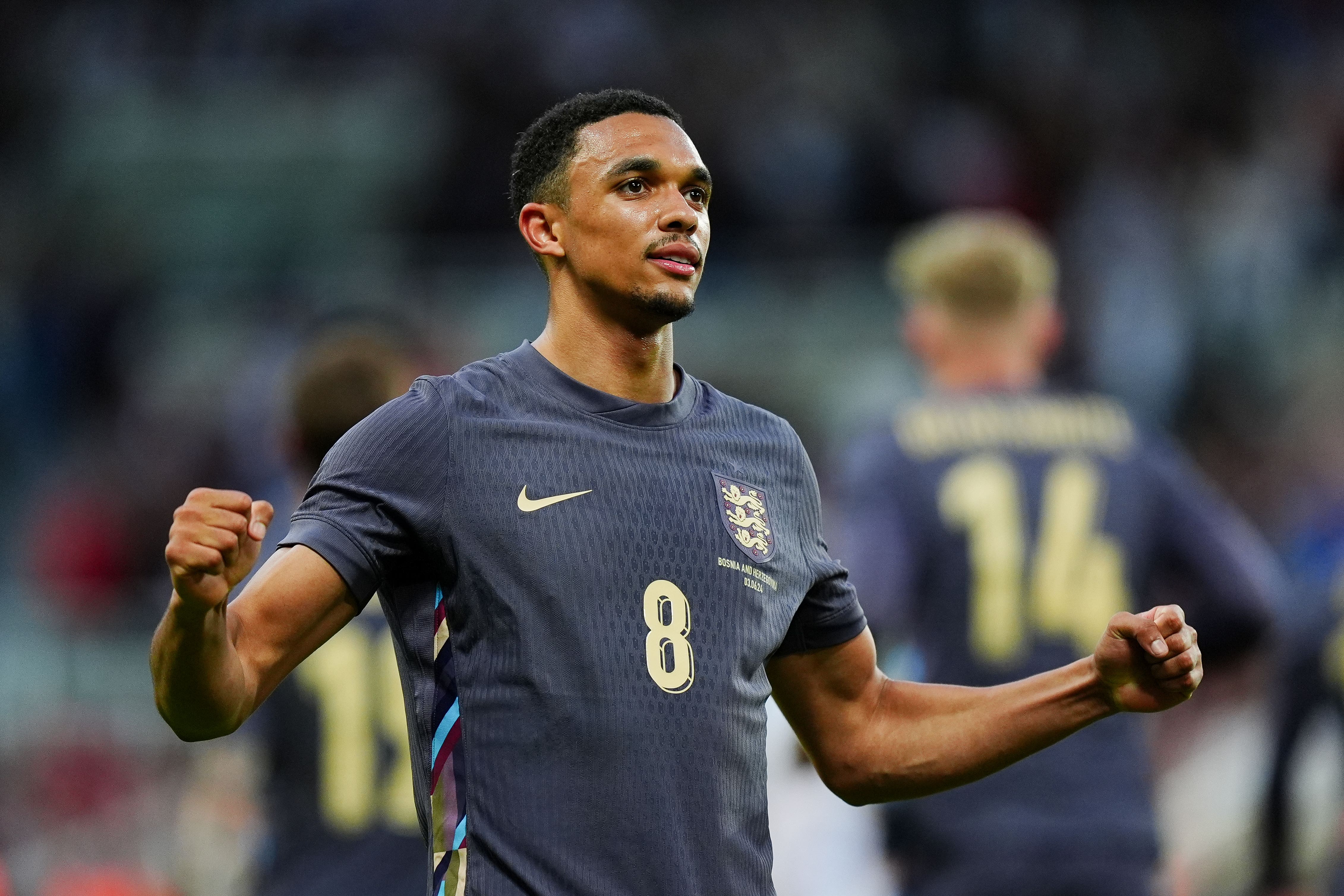 Alexander-Arnold was on target in England’s win