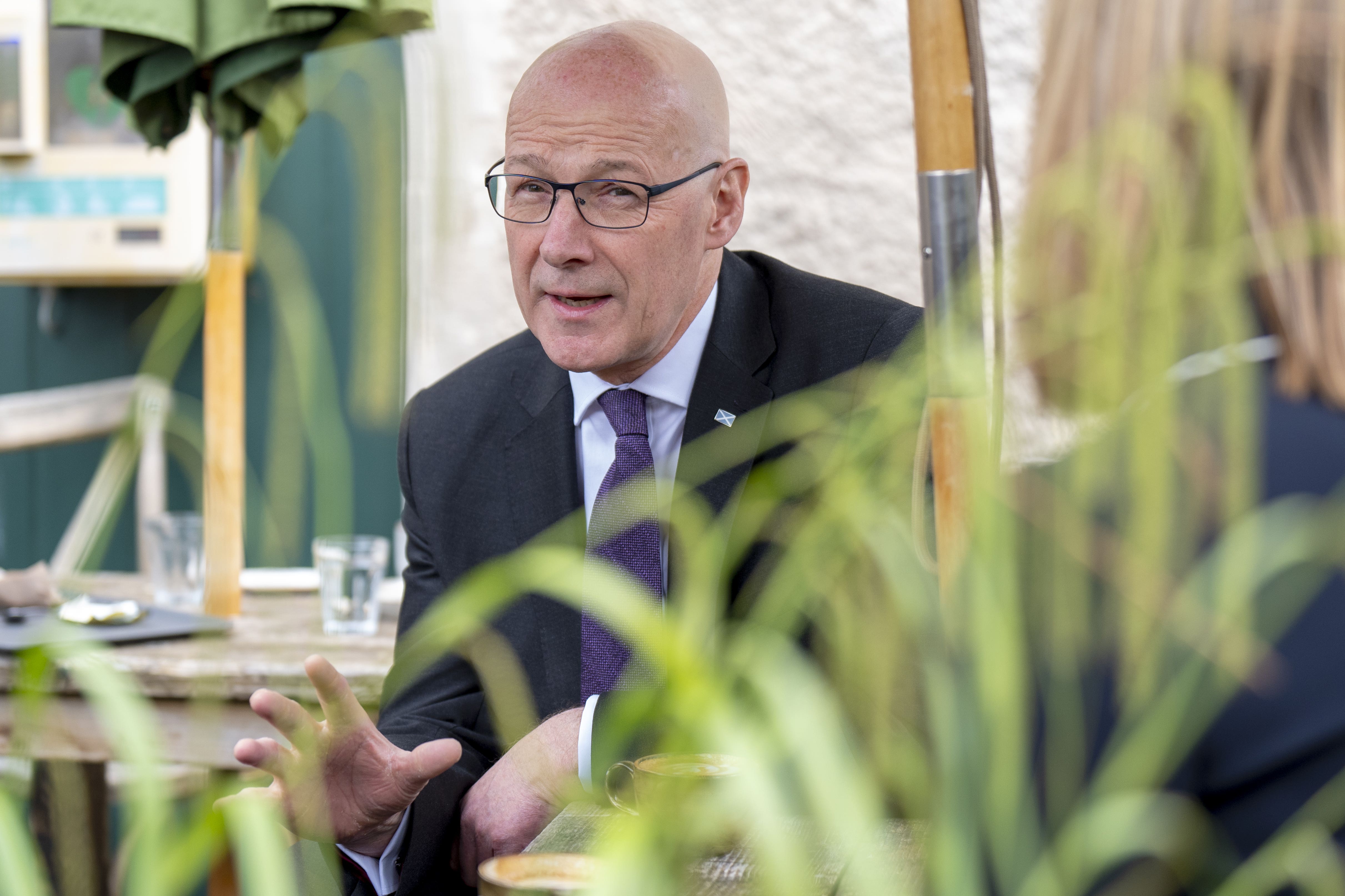 The First Minister urged the Labour leader to meet with him (Jane Barlow/PA)