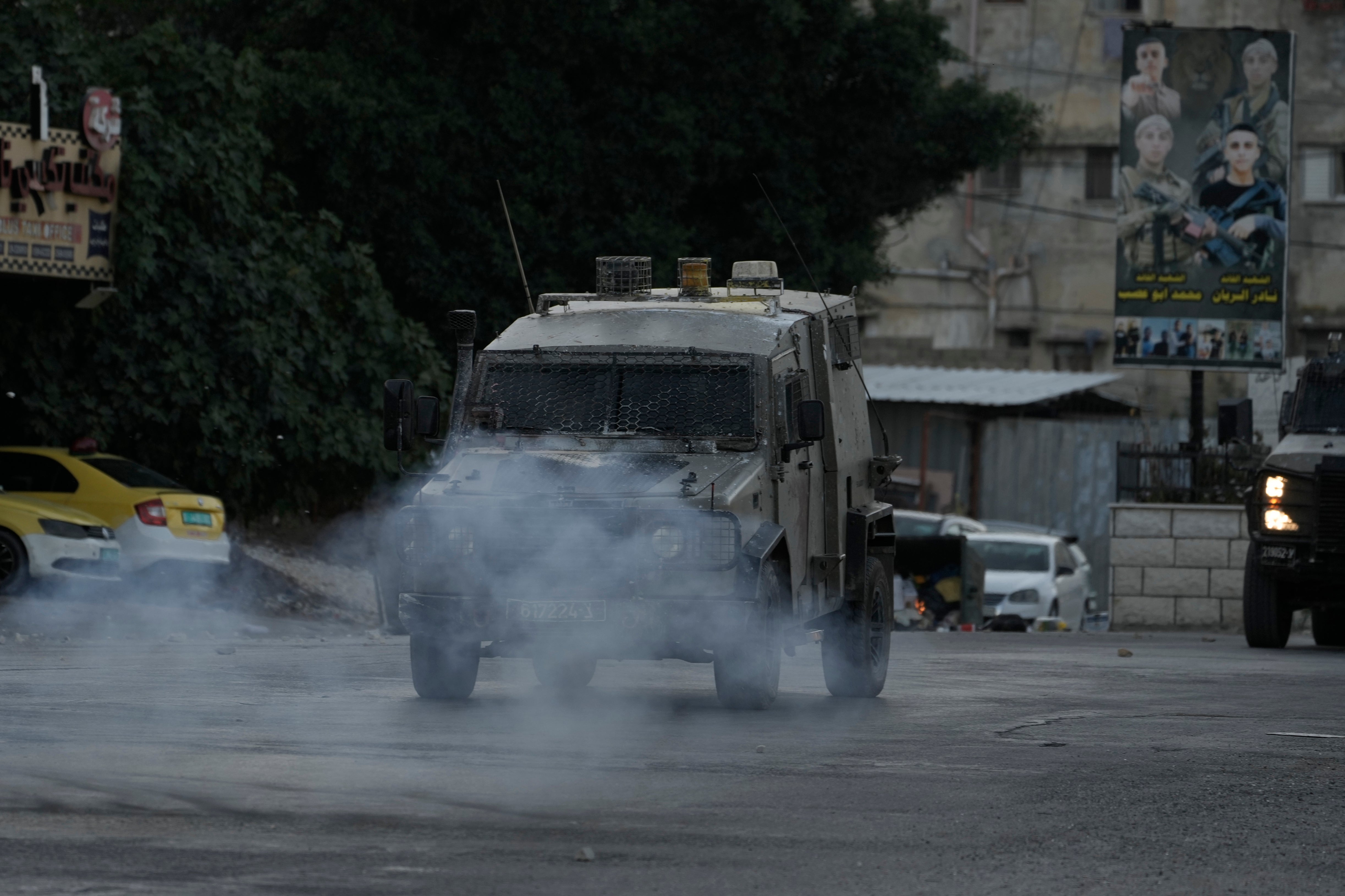 Israeli forces in the West Bank