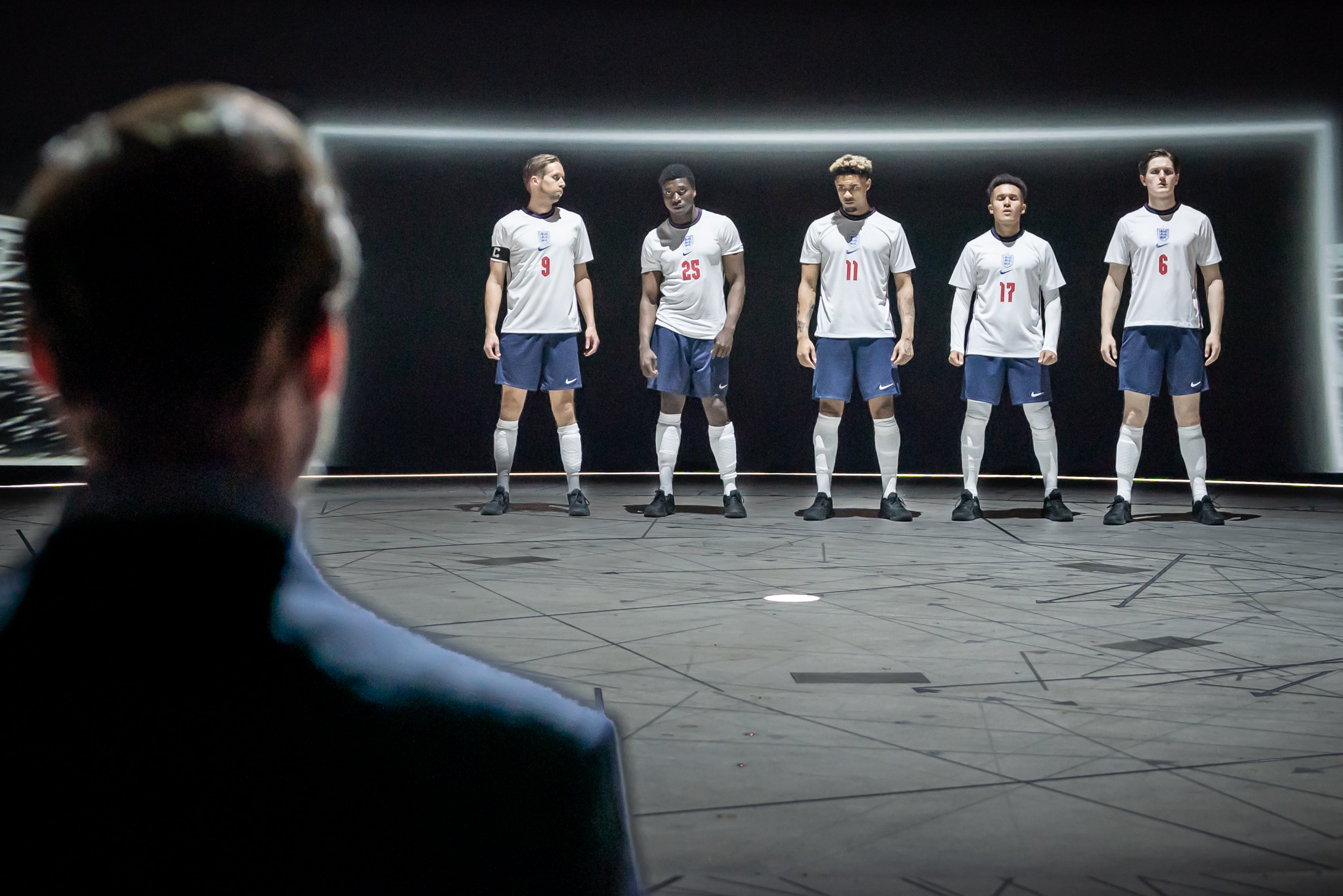 Dear England cast at the National Theatre