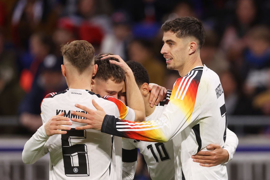 Kai Havertz celebrates