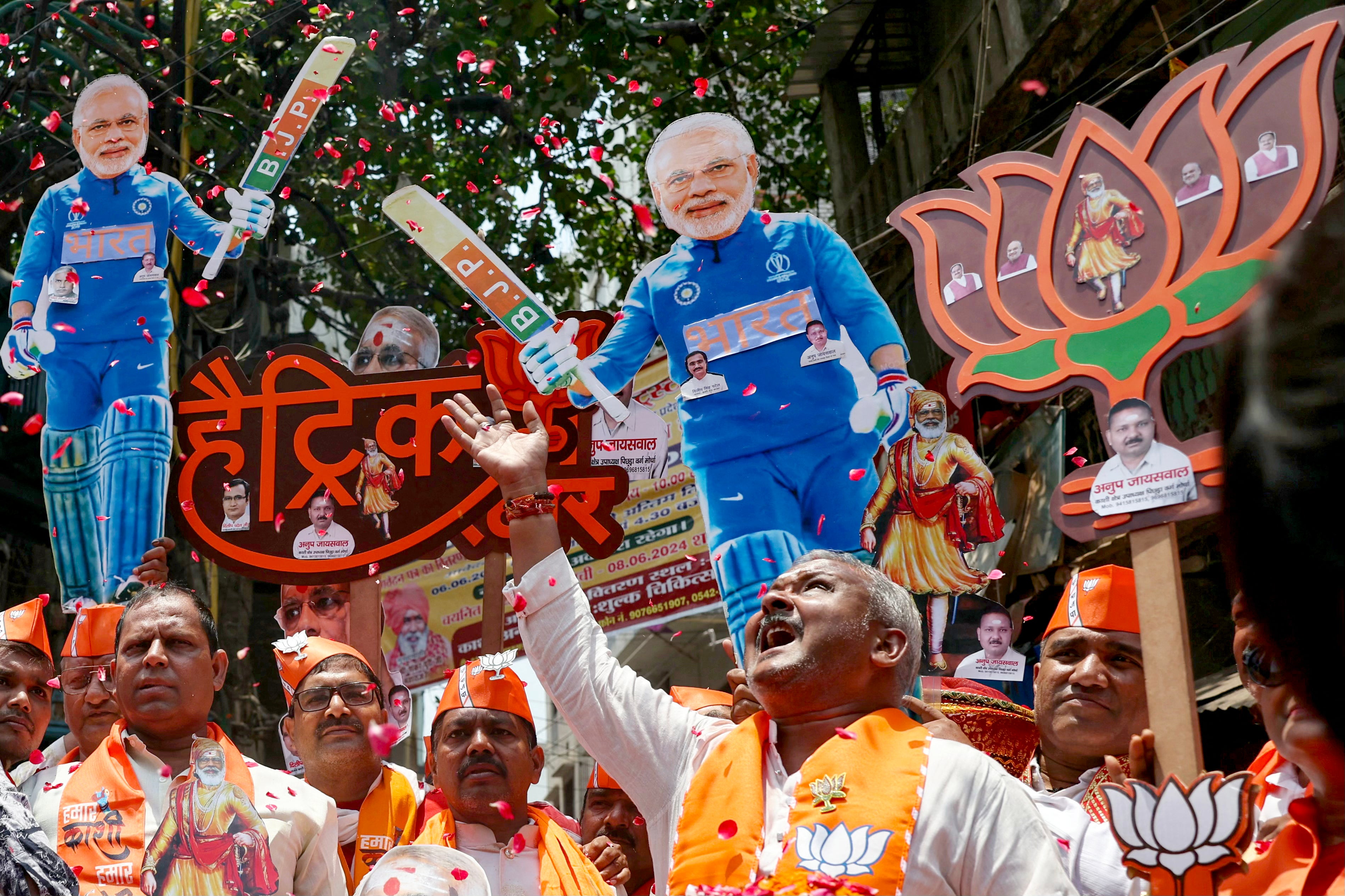 India election results 2024 live: Modi landslide fails to materialise as BJP set to lose outright majority