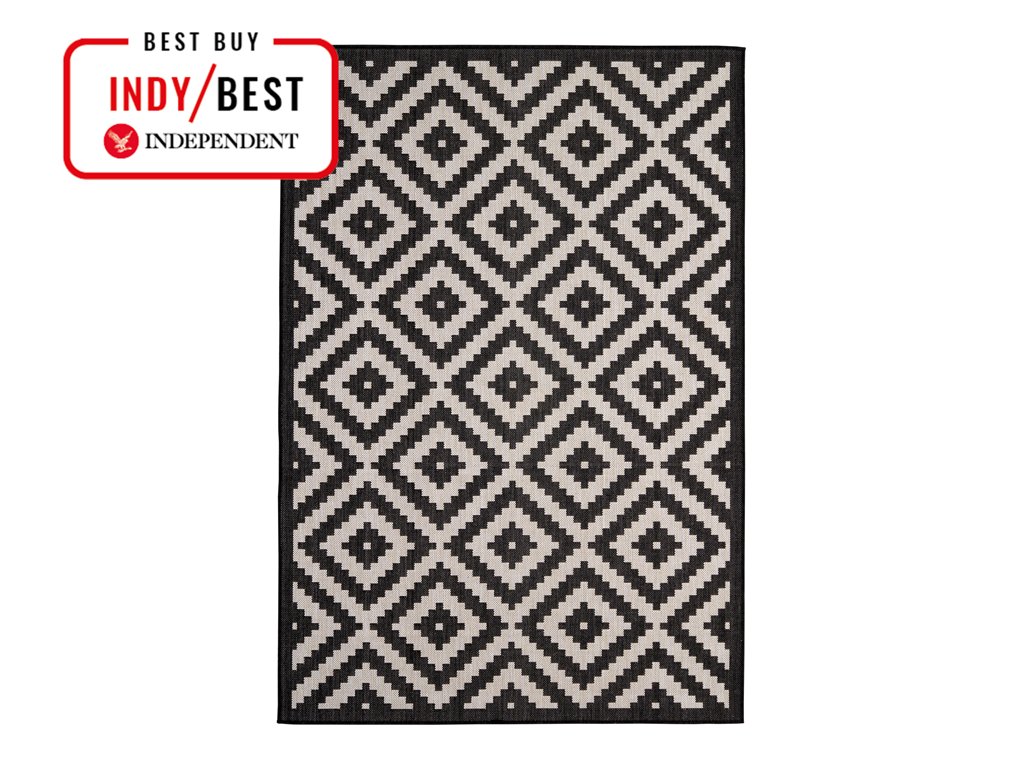 best outdoor rugs indybest review The Rugs ecology outdoor rug black 2024 