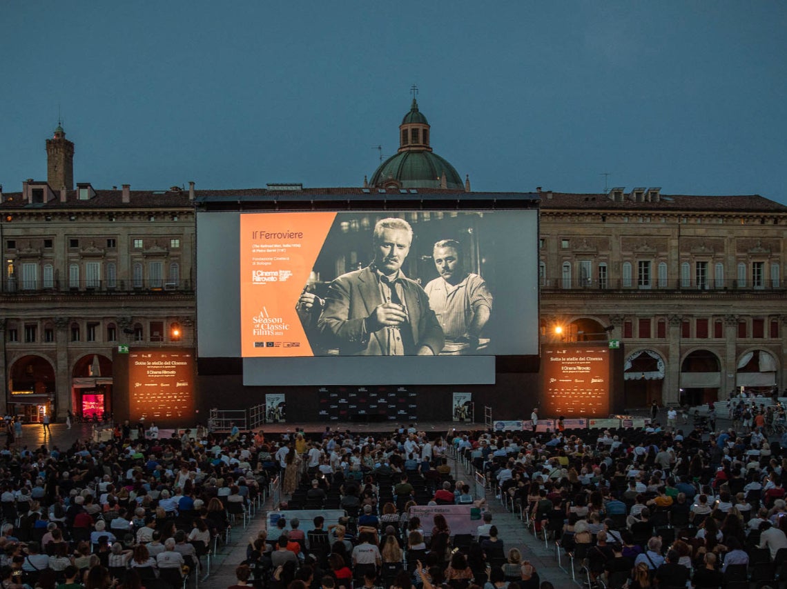 Il Cinema Ritrovato takes place in Bologna, Italy