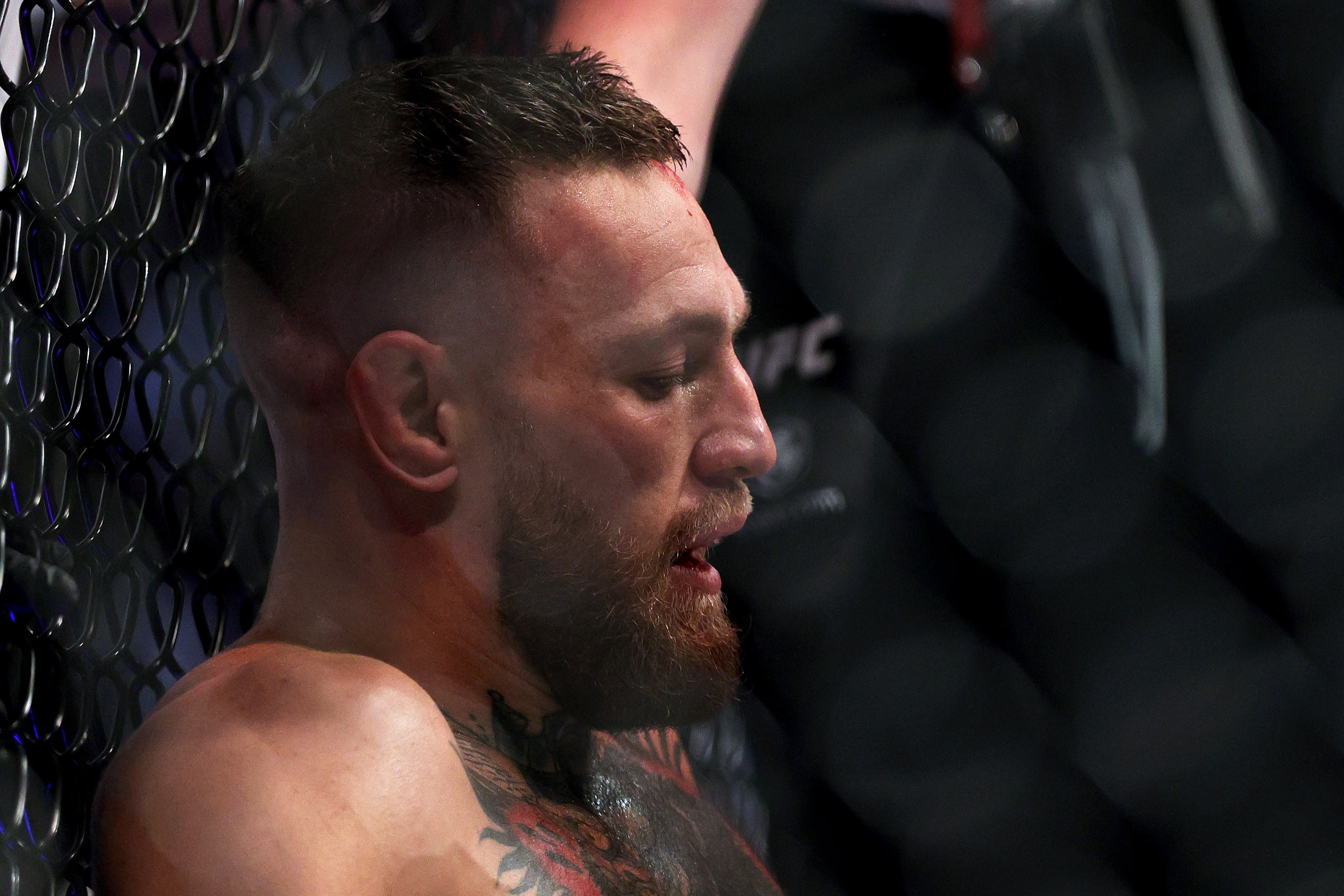 McGregor has not competed since breaking his leg in his last fight, in July 2021