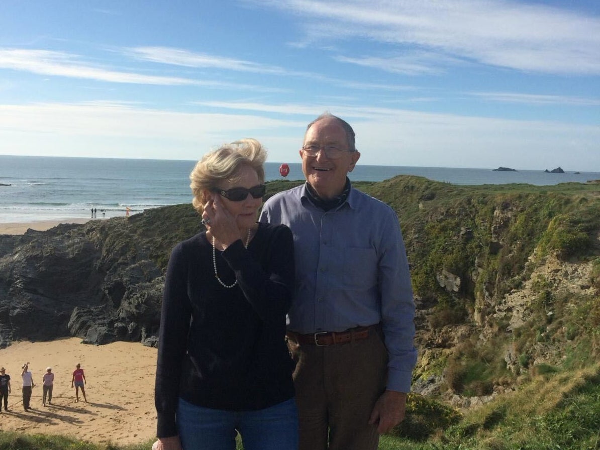 My grandparents while on holiday in Cornwall