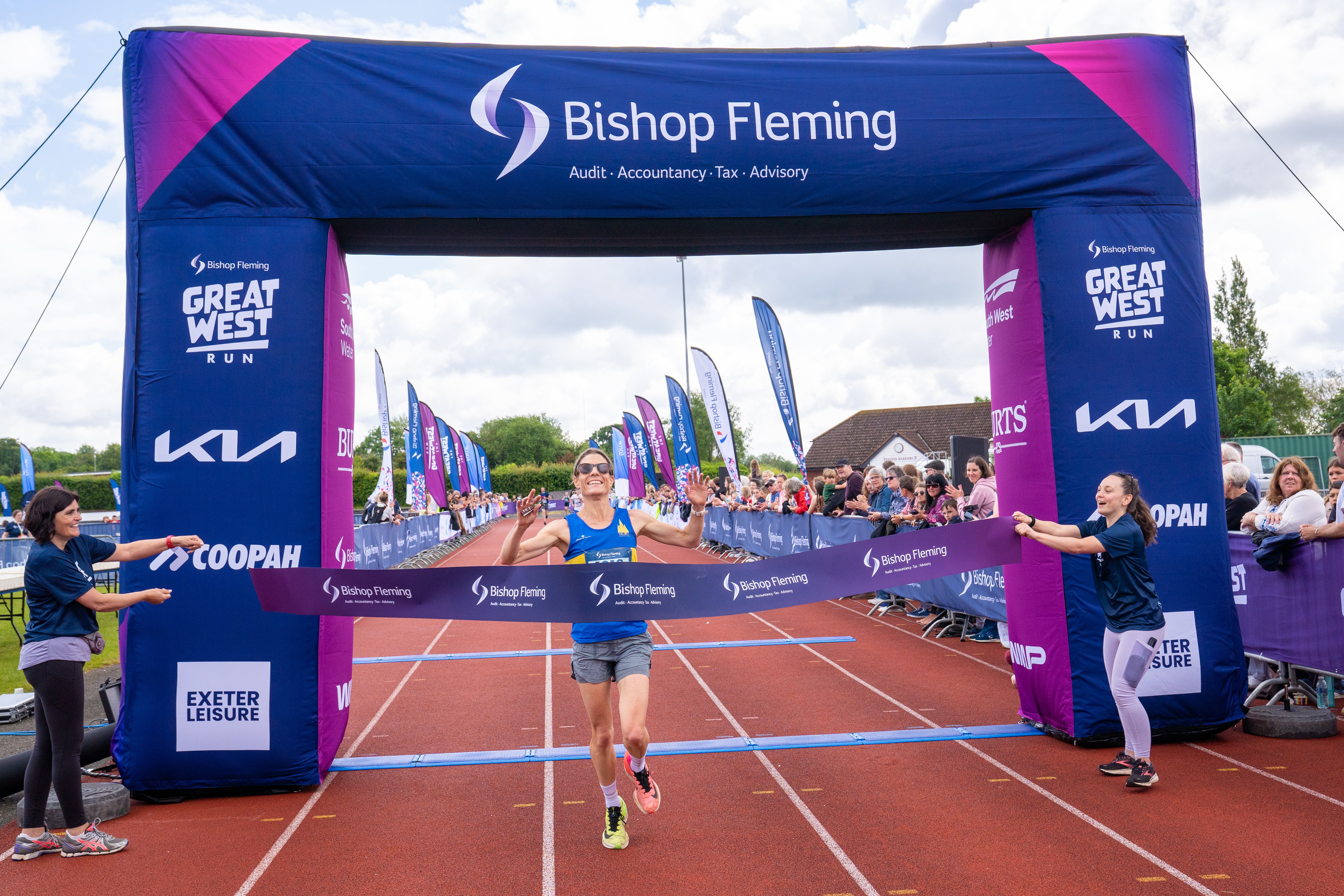 Anna Harrold was subjected to online abuse after winning the Great West Run half marathon on Sunday