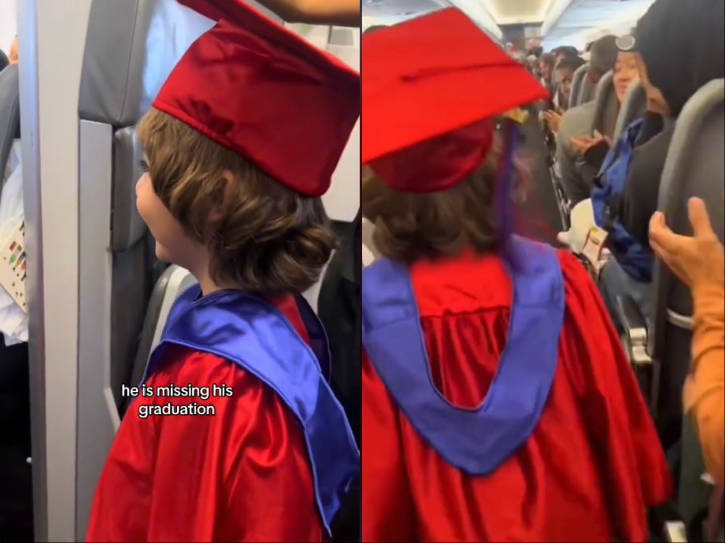 Kindergartner gets sweet in-flight ceremony after missing graduation