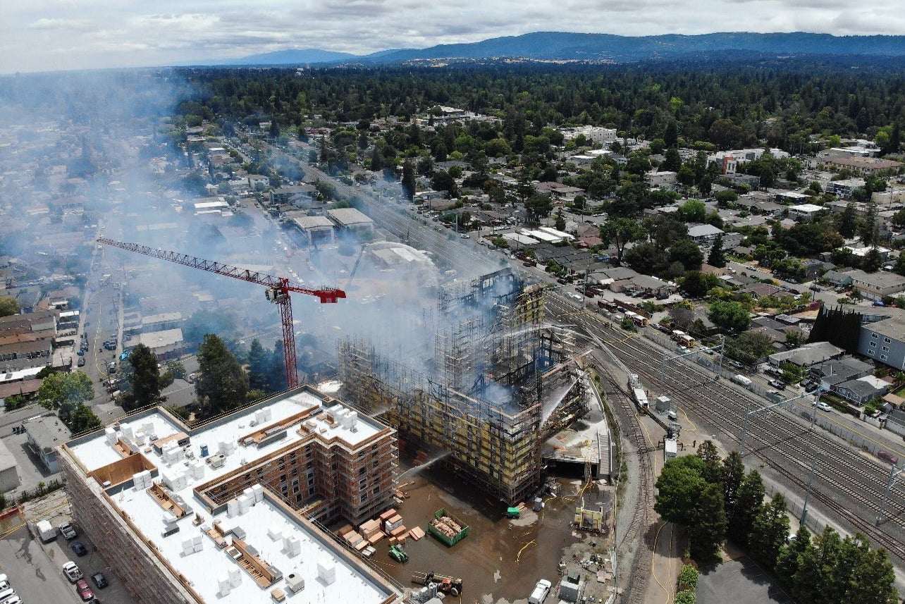 The buliding, part of a $155m community project, was intended to house those with low incomes or experiencing homelessness