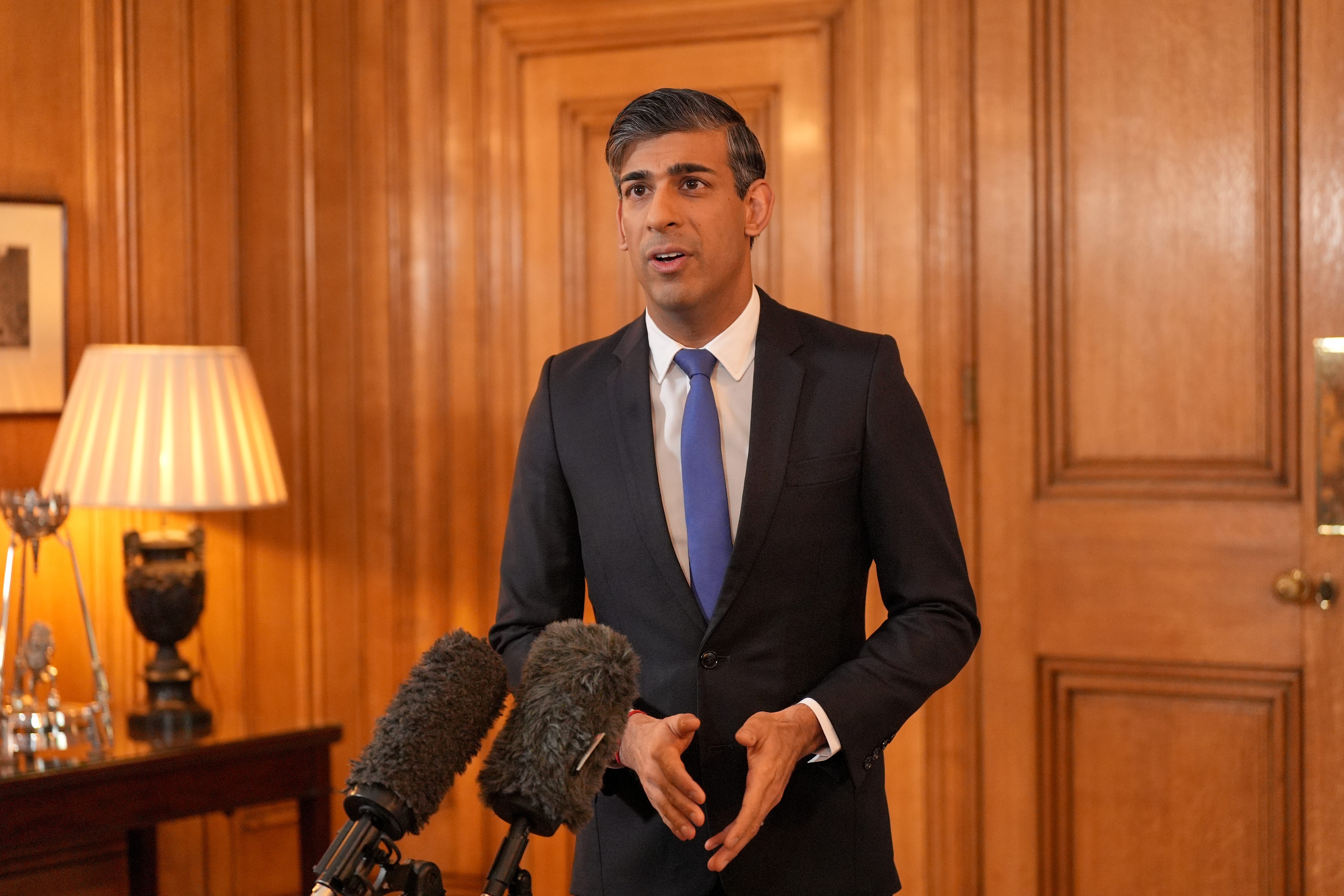 Prime Minister Rishi Sunak (Yui Mok/PA)