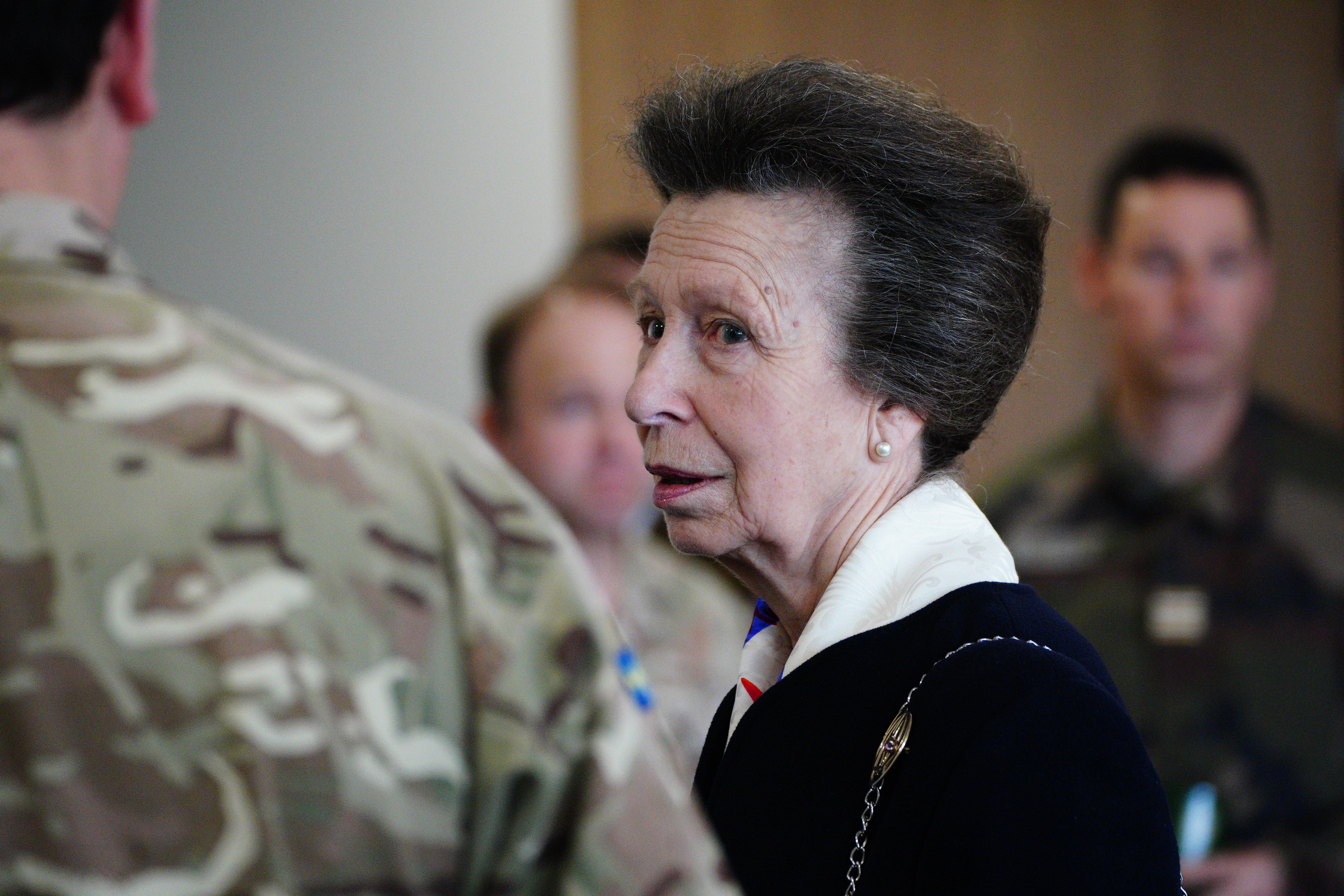 The Princess Royal will join British and Canadian military veterans in Normandy (Ben Birchall/PA)