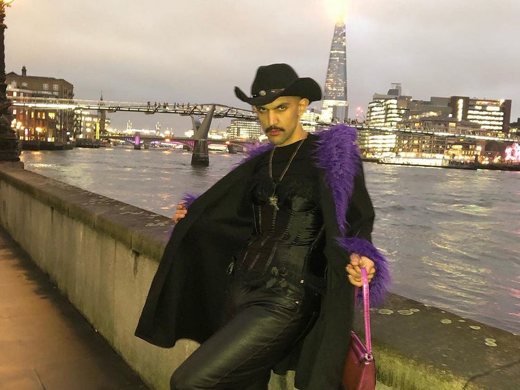 Ali enjoying London in early 2024 while waiting for their claim to be decided