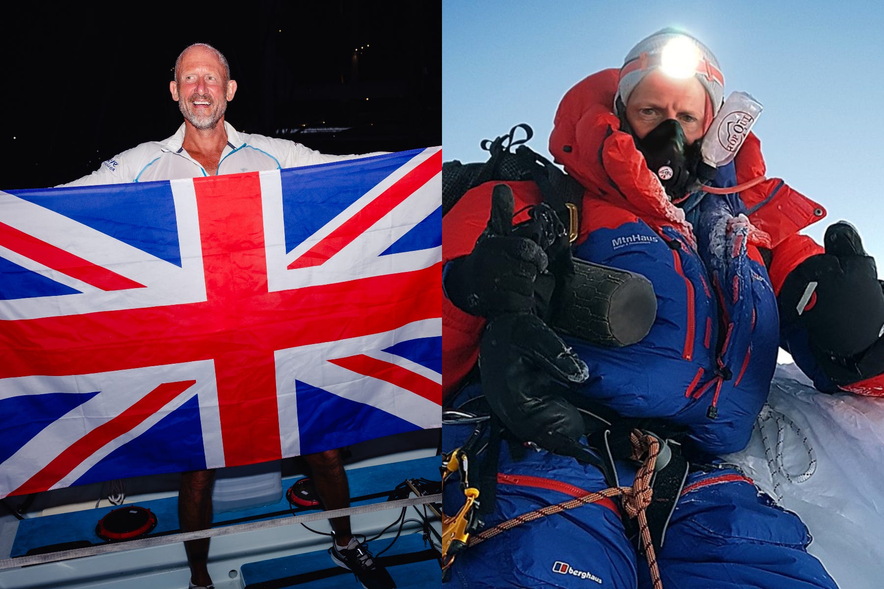 British explorer Nick Hollis was forced to call off his North Pole attempt after his ice runway broke in half (World’s Toughest Row/PA Real Life)
