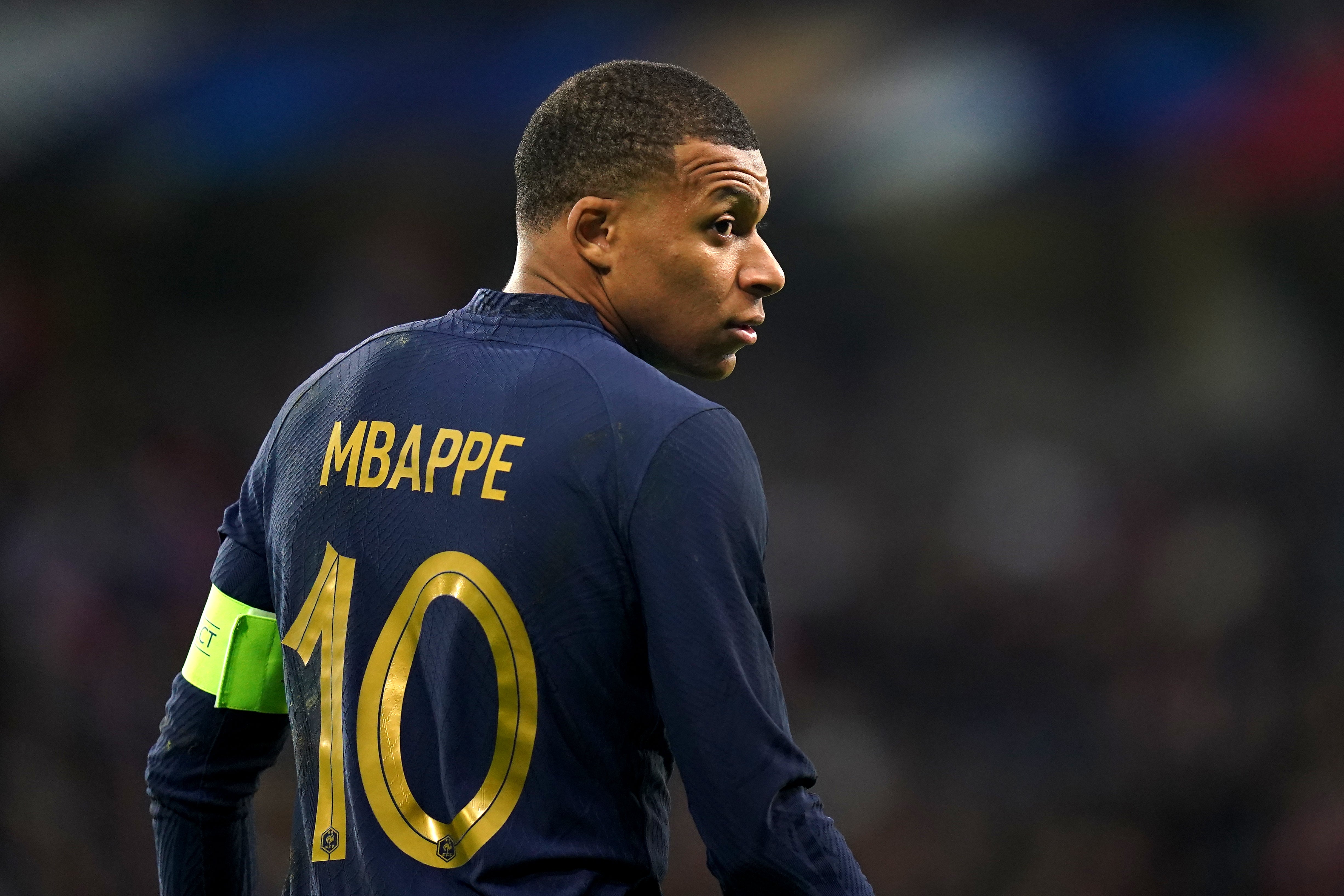 Kylian Mbappe will lead France out before he leaves Paris Saint-Germain for Real Madrid