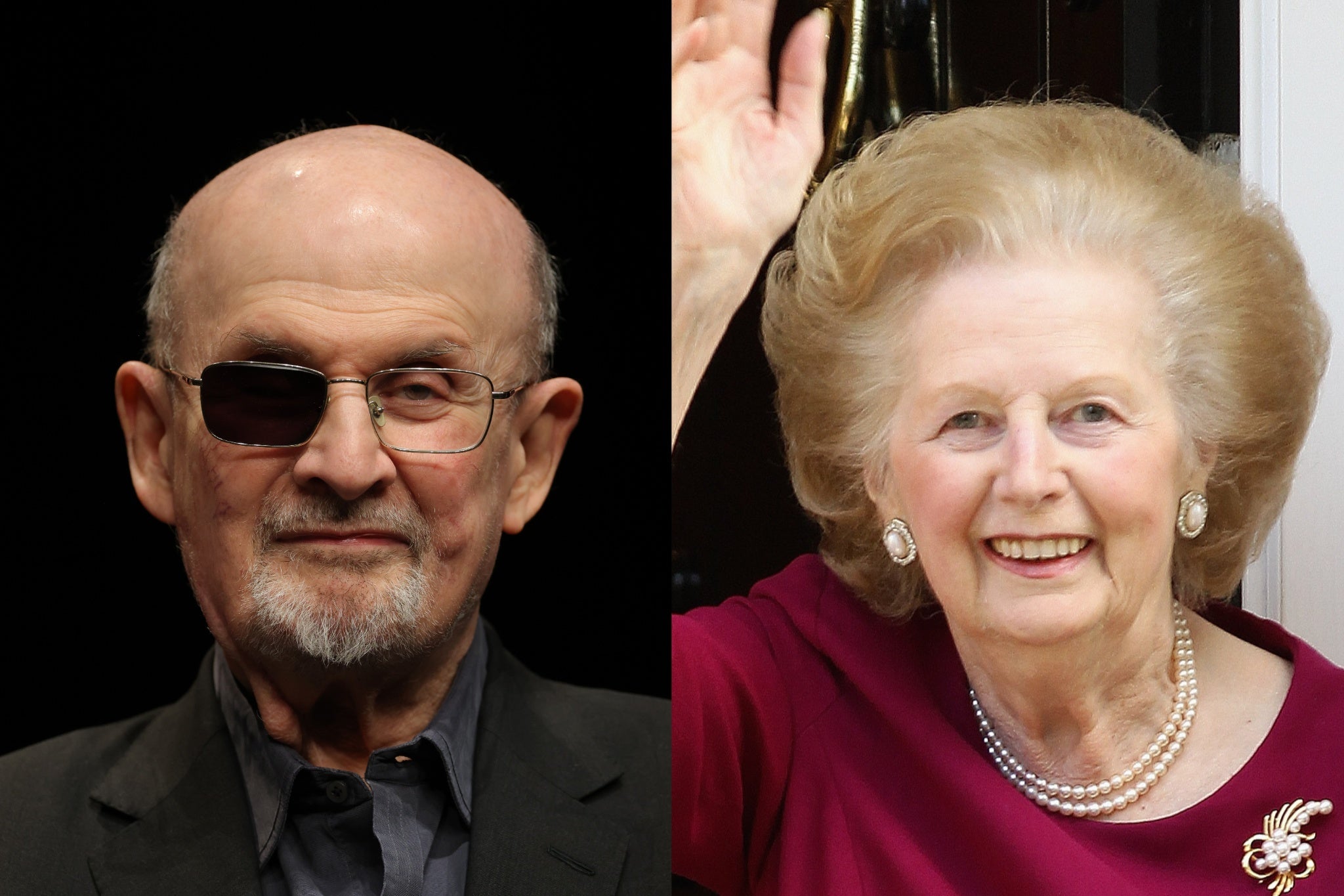 Salman Rushdie and Margaret Thatcher