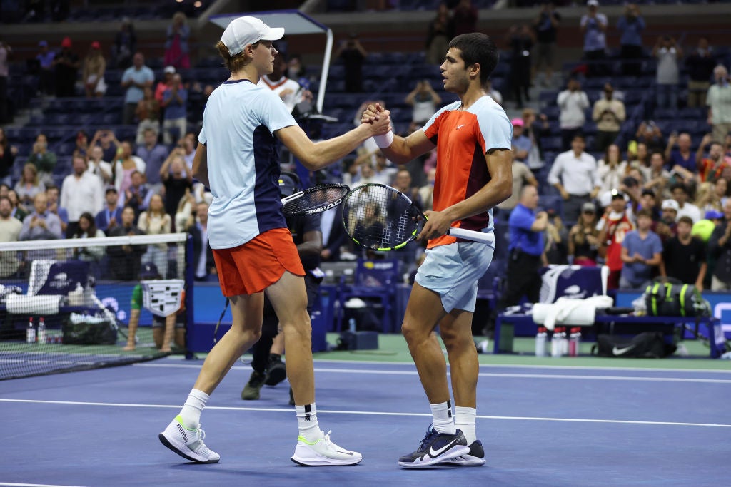 Jannik Sinner and Carlos Alcaraz have both become grand slam champions since their US Open epic in September 2022