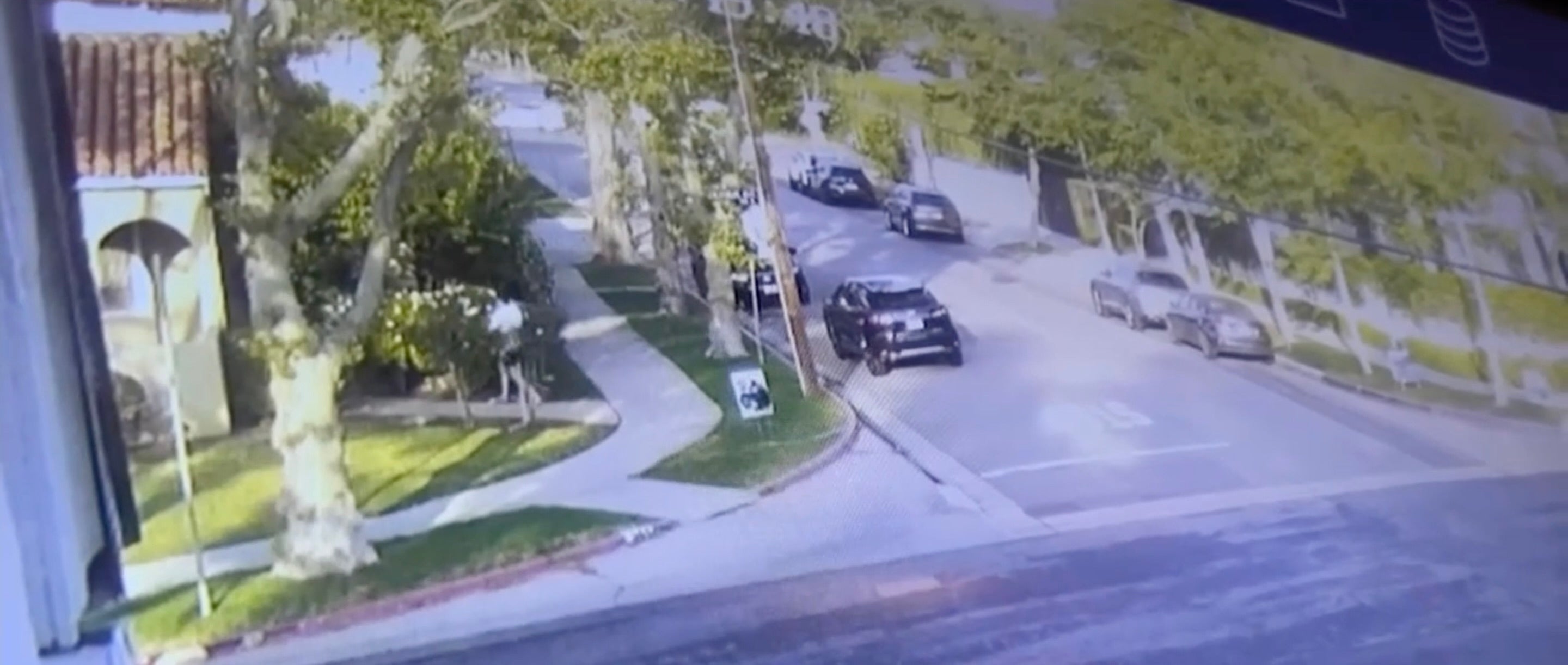 Actor Jonathan Tucker seen running into a home in Los Angeles’ Hancock Park to help stop a home invasion on Sunday