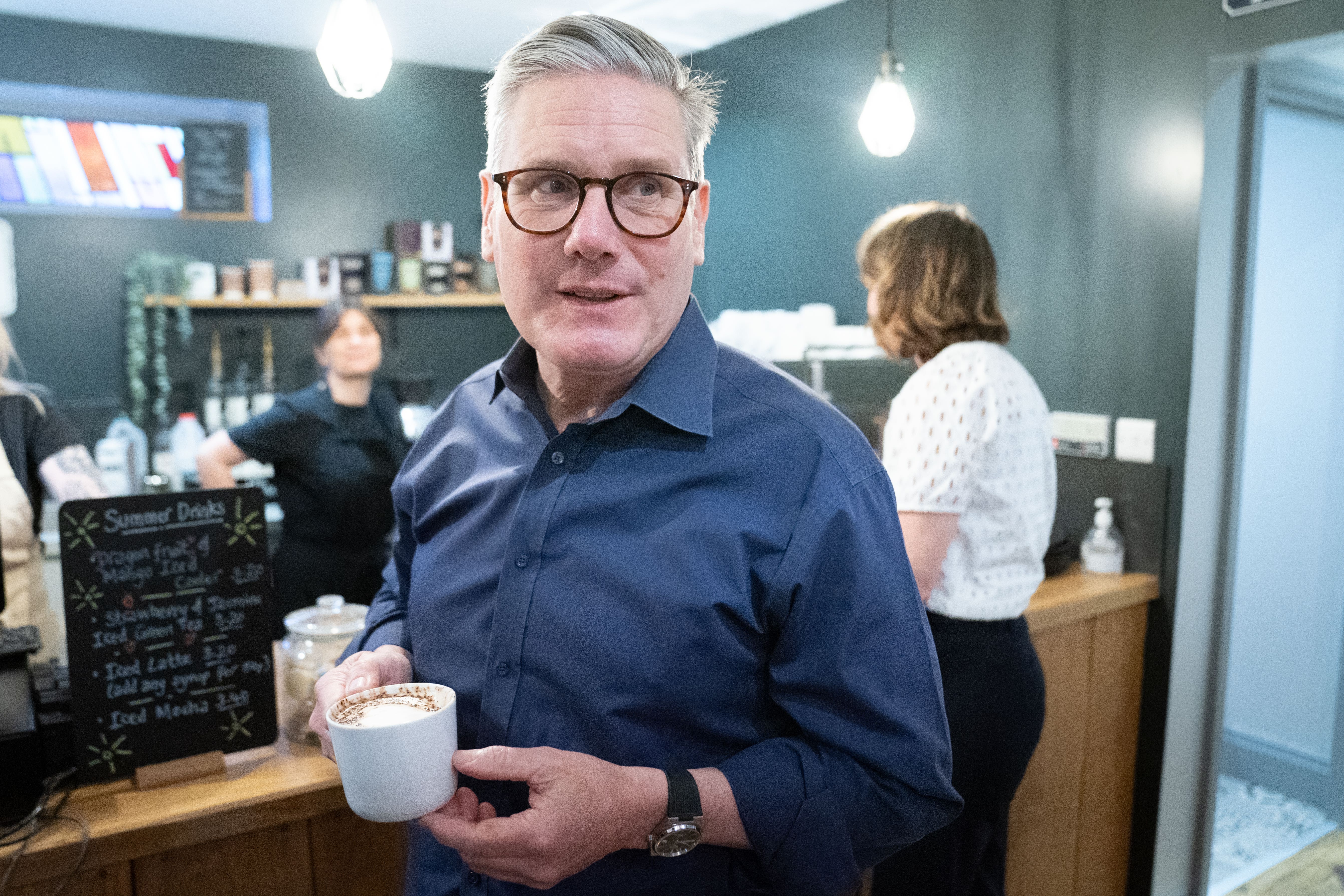 Sir Keir Starmer said he would not use private healthcare if a family member faced a long wait for NHS care (Stefan Rousseau/PA)