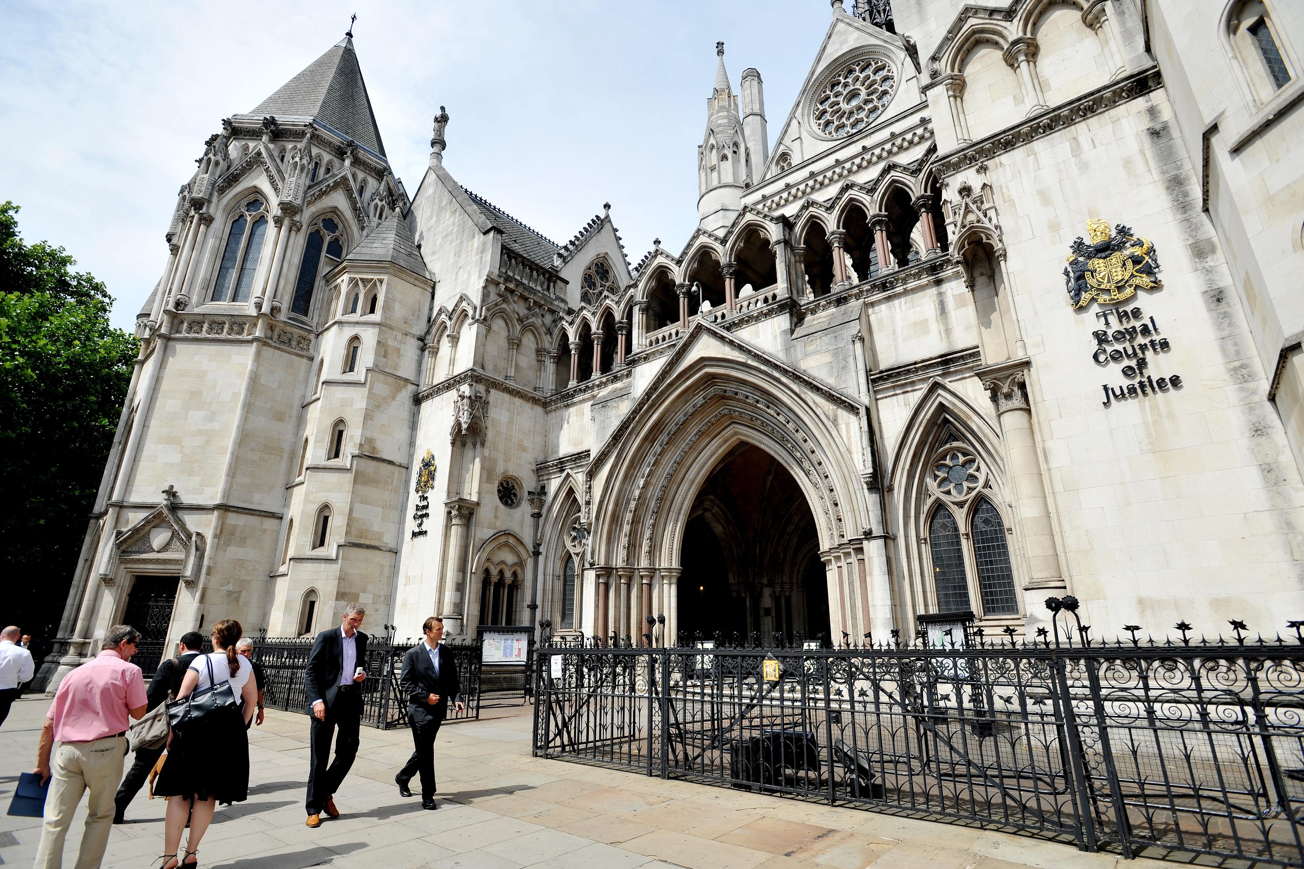 The case was heard at the Royal Courts of Justice (Nick Ansell/PA)