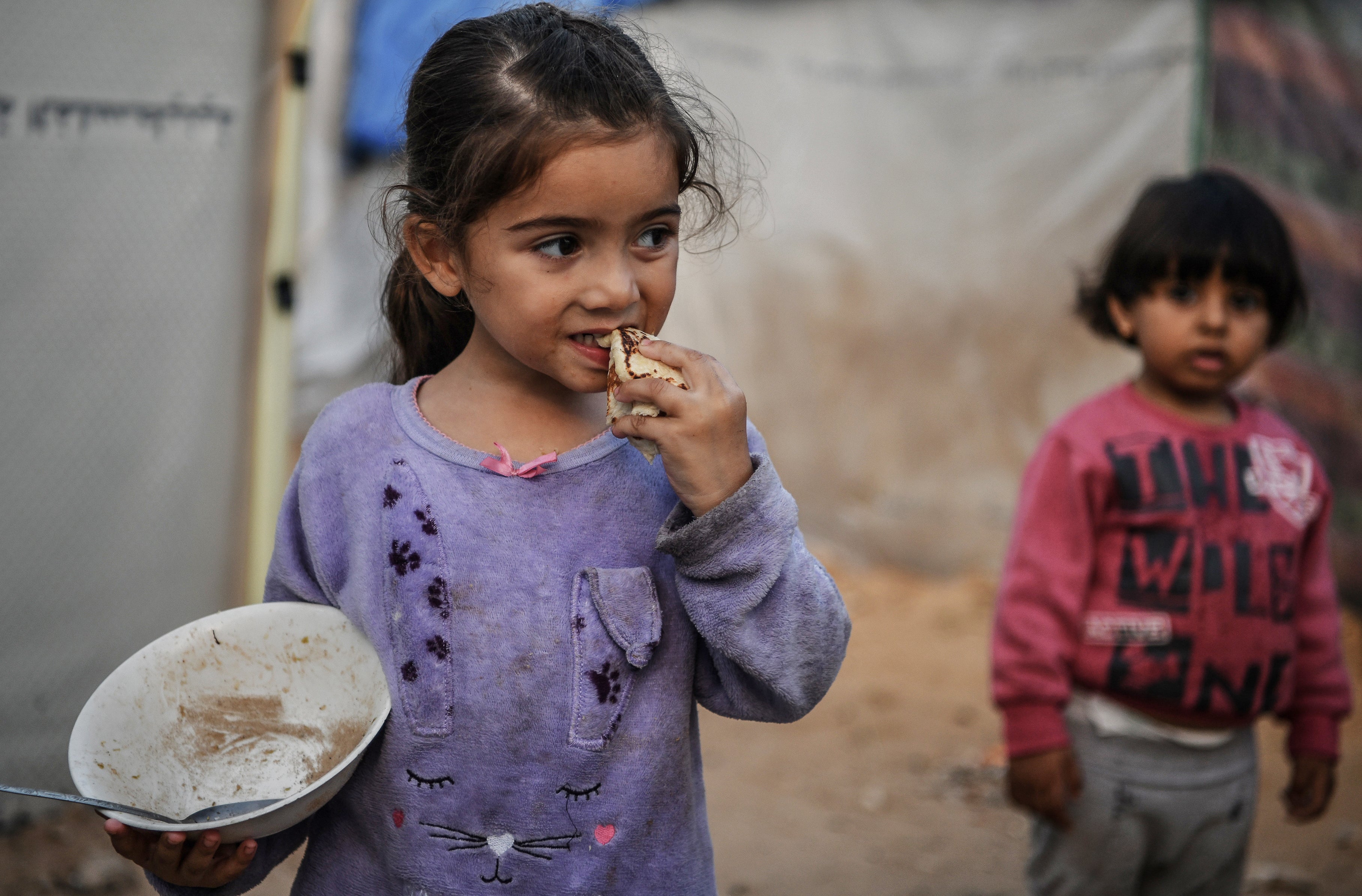 Approximately 90 per cent of children in Gaza are experiencing severe food poverty