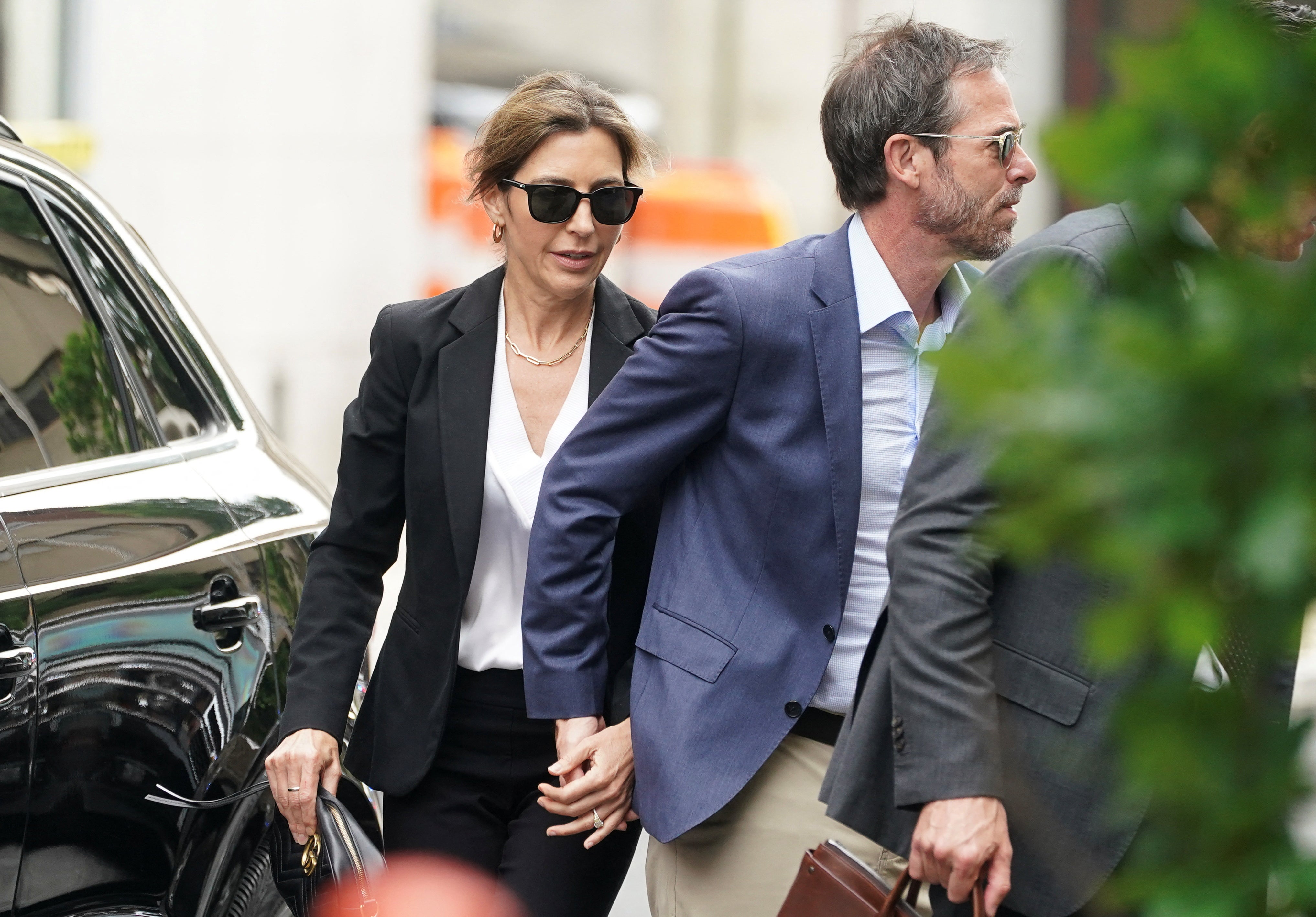 Hallie Biden, widow of Beau Biden and former girlfriend to Hunter Biden, arrives with her fiancee John Hopkins Anning, at federal court during Hunter's trial for criminal gun charges in Wilmington, Delaware, U.S., June 6, 2024