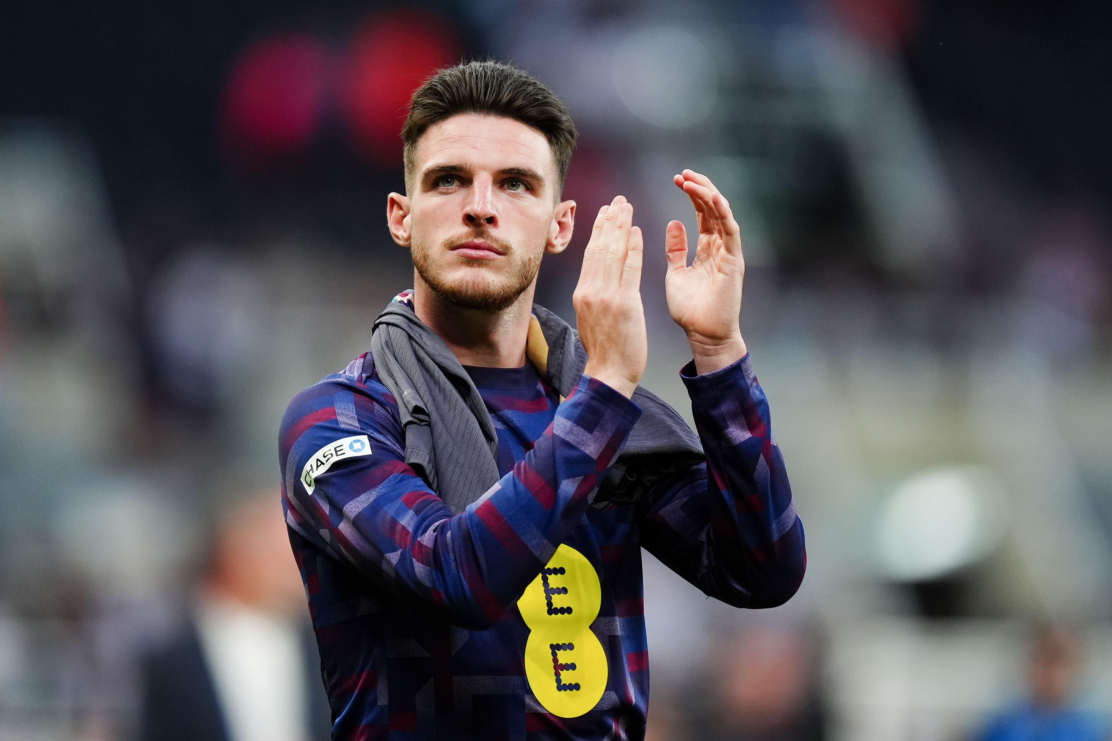 Declan Rice is still smarting from Arsenal missing out on the Premier League title (Mike Egerton/PA)