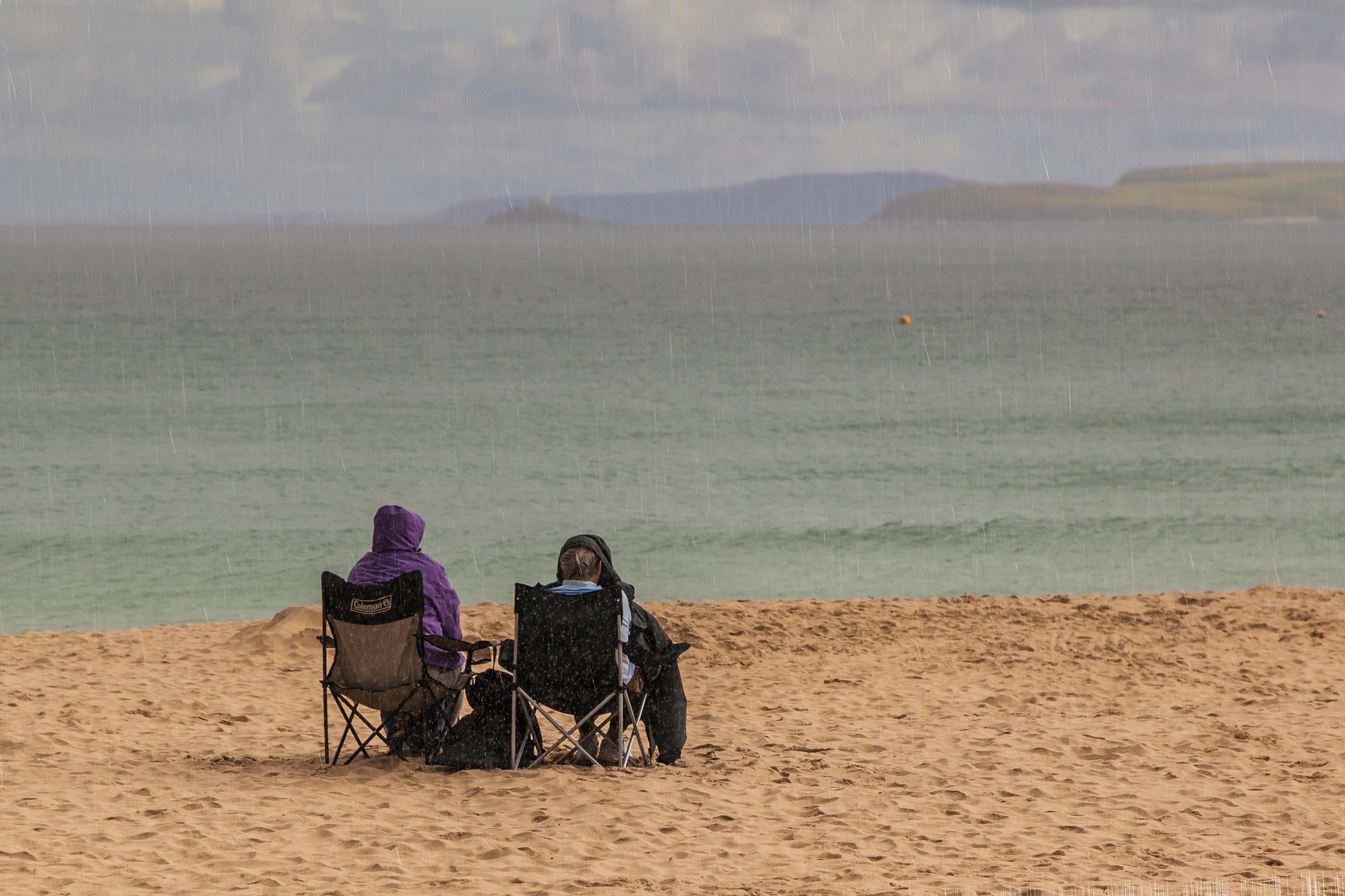 Rainy weather can prompt some people to change their plans (Alamy/PA)