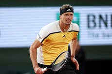 Alexander Zverev settles abuse case with former girlfriend hours before French Open semi-final