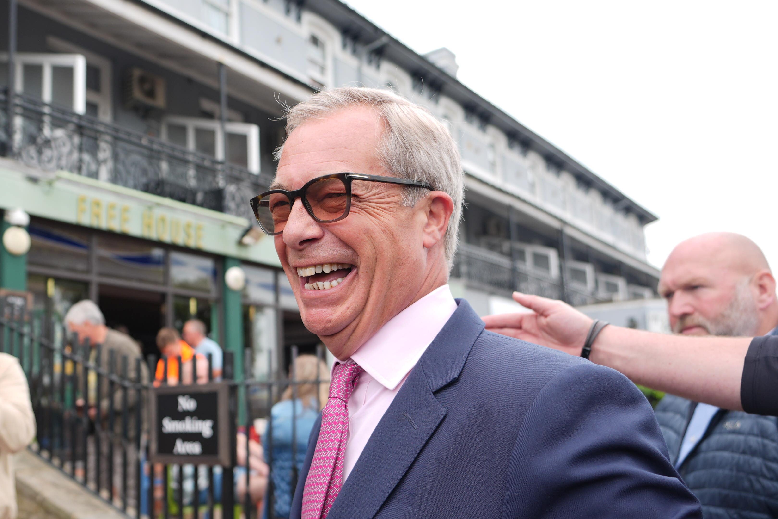 Leader of Reform UK Nigel Farage (James Manning/PA)