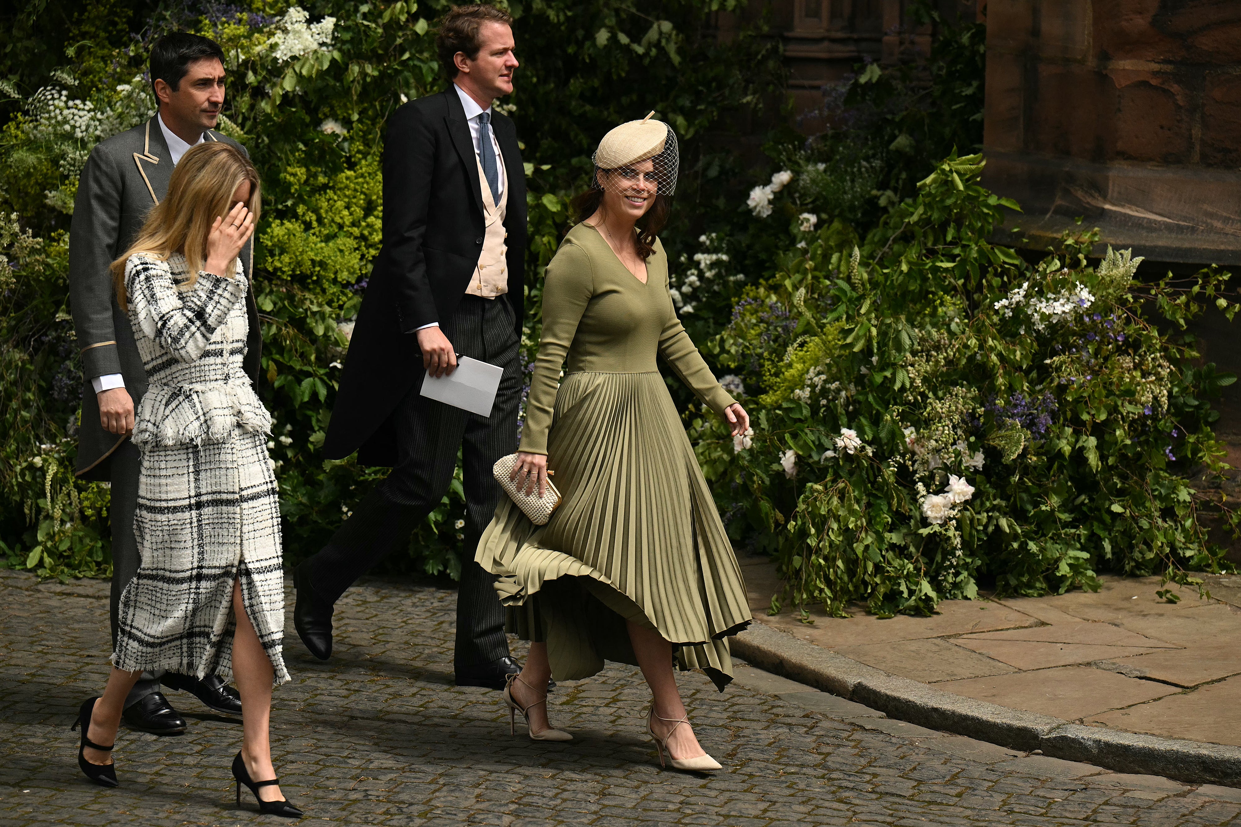 Other guests included Princess Eugenie (pictured), TV producer Phil Redmond and historian Dan Snow