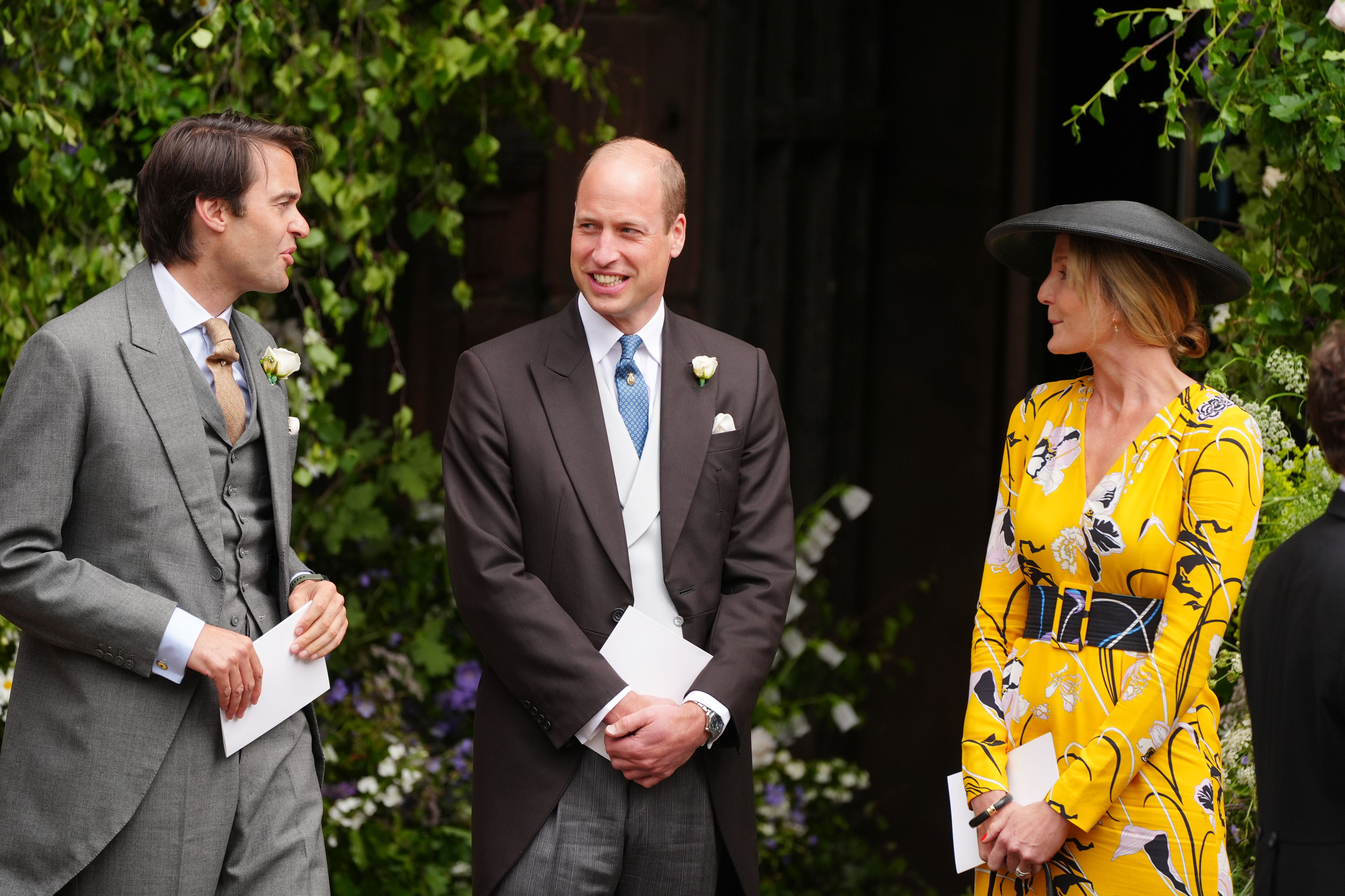 Prince William acted as an usher for the wedding – but there was a notable absence from his brother who reportedly declined an invitation