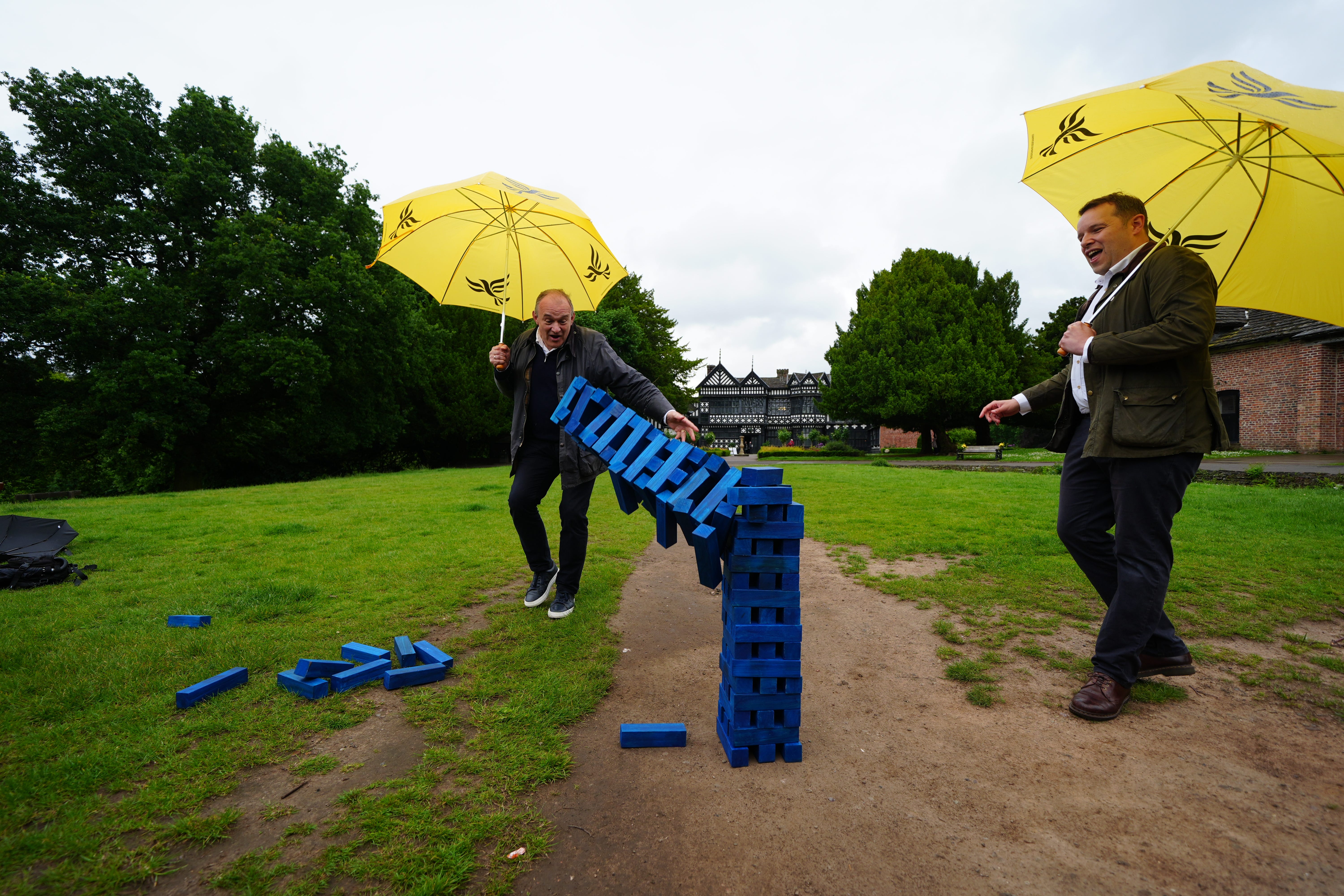 Liberal Democrat leader Sir Ed Davey has spent the past week visiting more of his party’s top targets at the General Election, including Cheadle in Greater Manchester (Peter Byrne/PA)