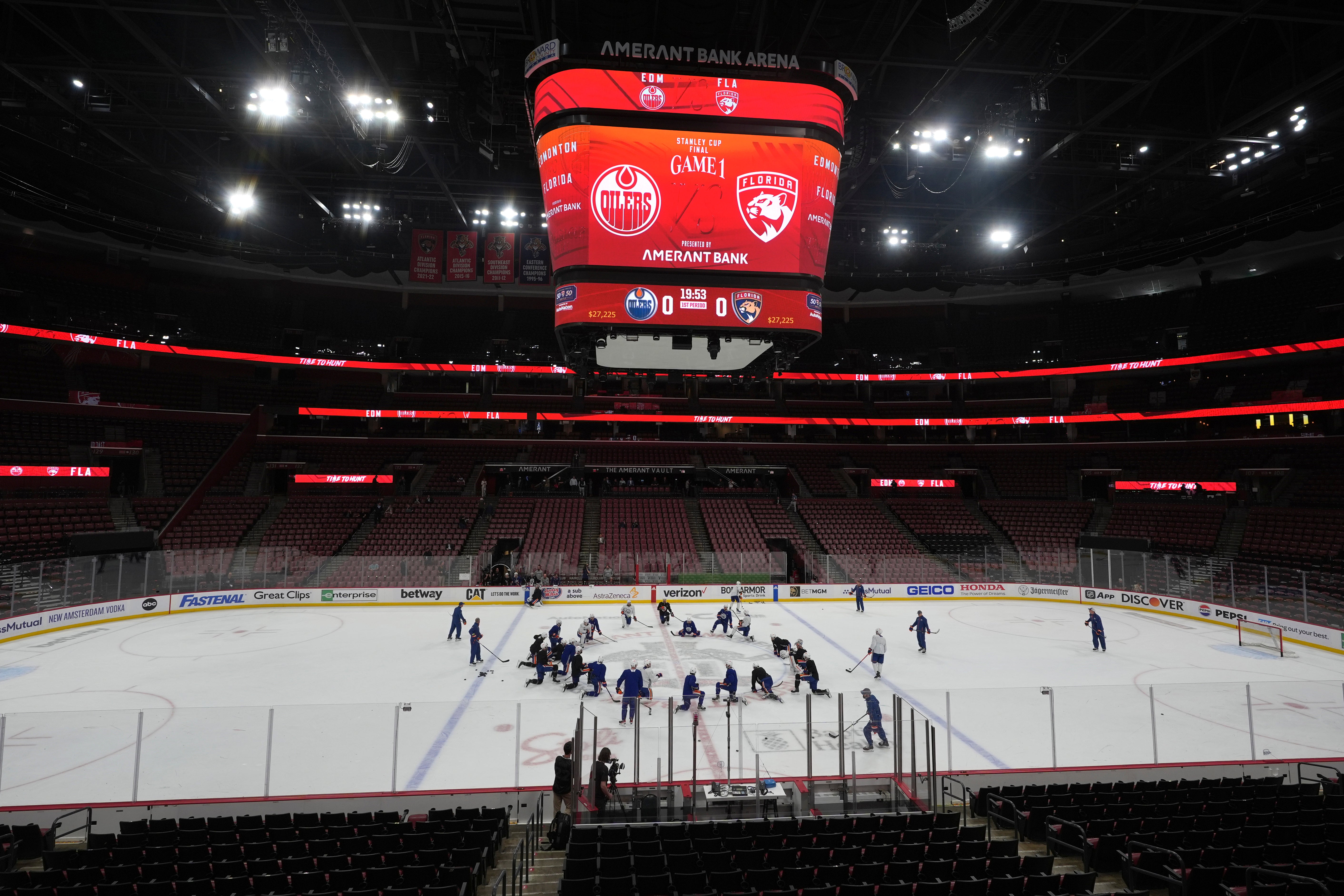 Stanley Cup Panthers Oilers Hockey