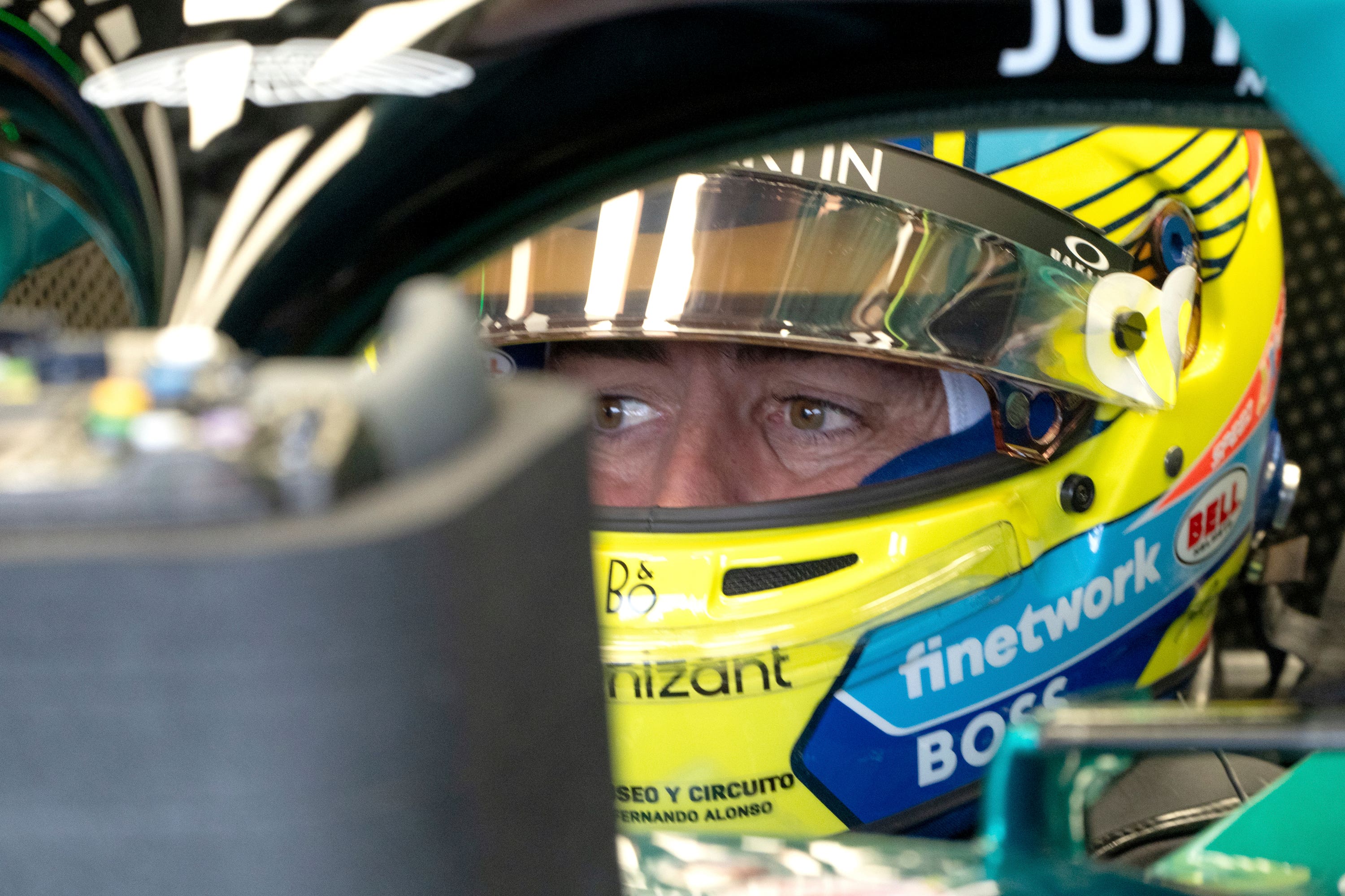 Fernando Alonso topped second practice at the Canadian Grand Prix (Jacques Boissinot/The Canadian Press via AP)