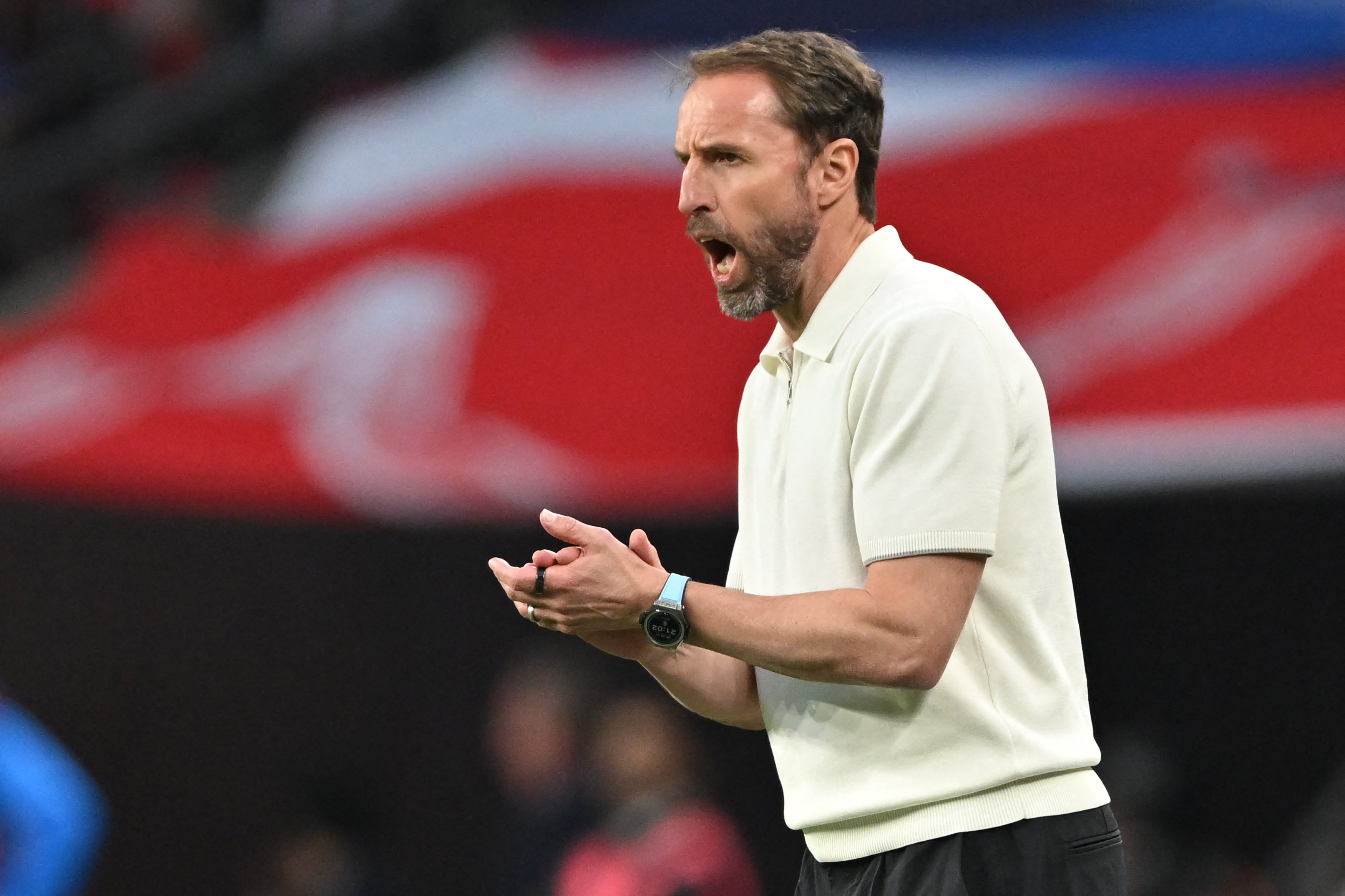 Gareth Southgate watches on at Wembley on Friday night