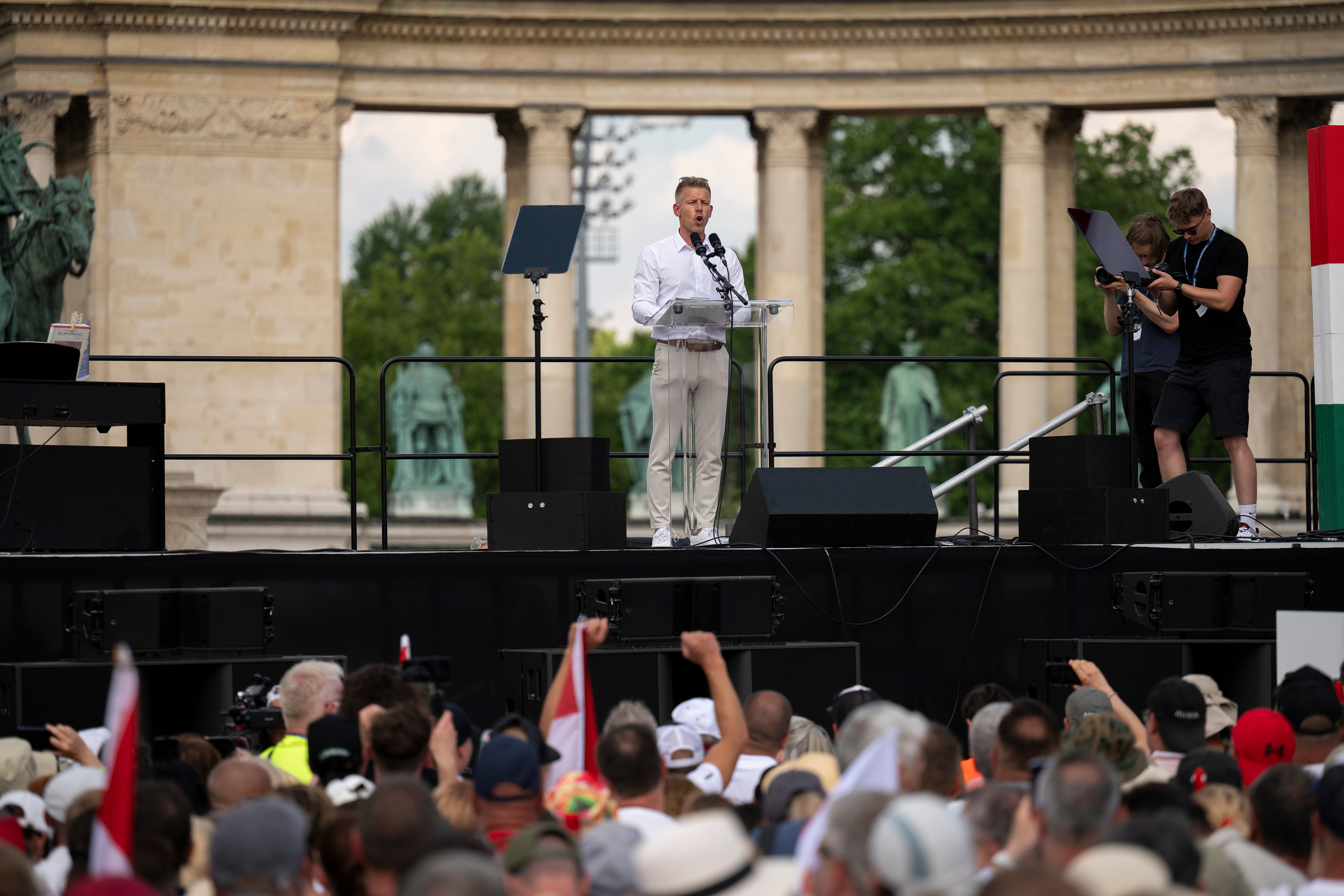 European Election Hungary Protest