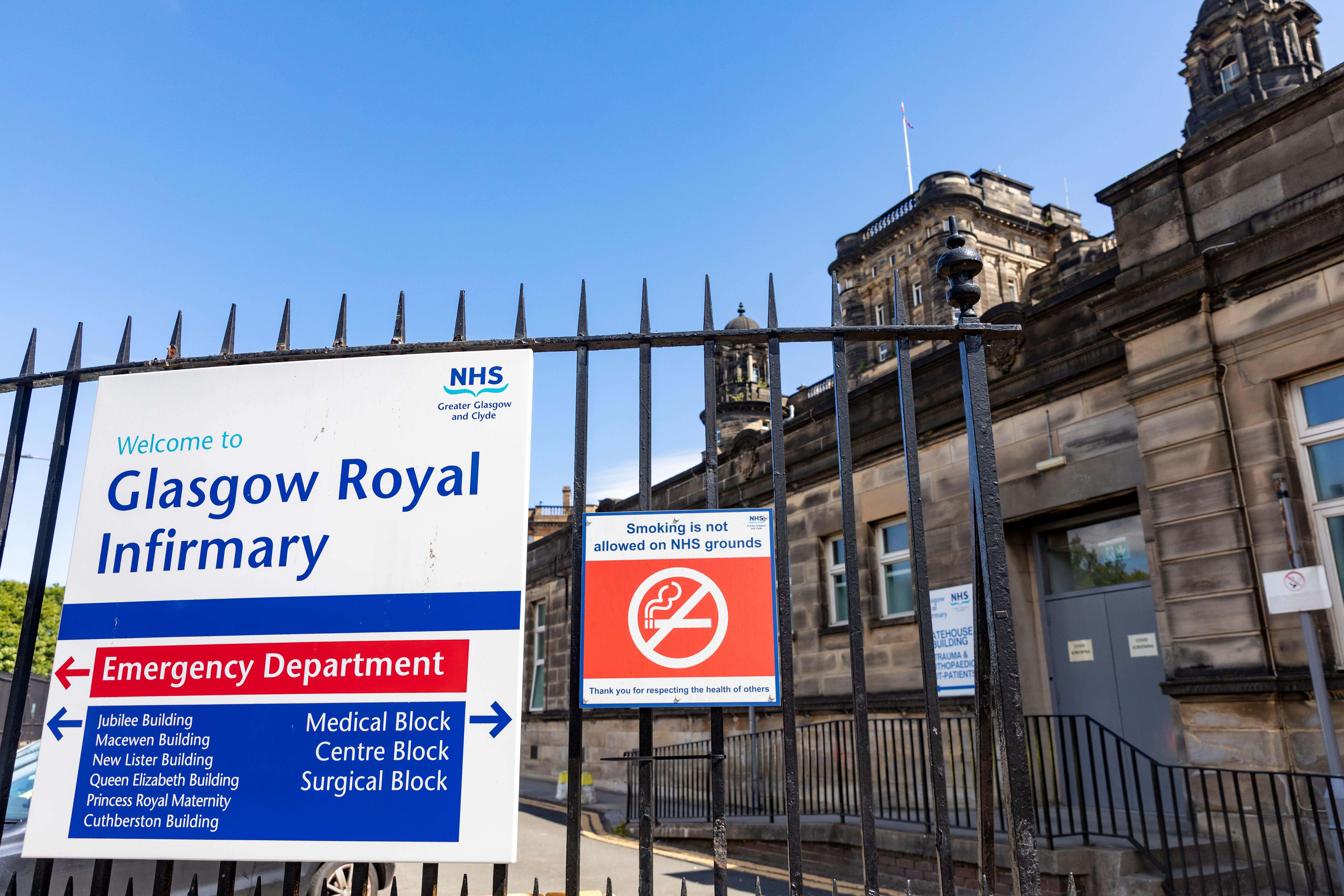 Glasgow Royal Infirmary (Alamy/PA)