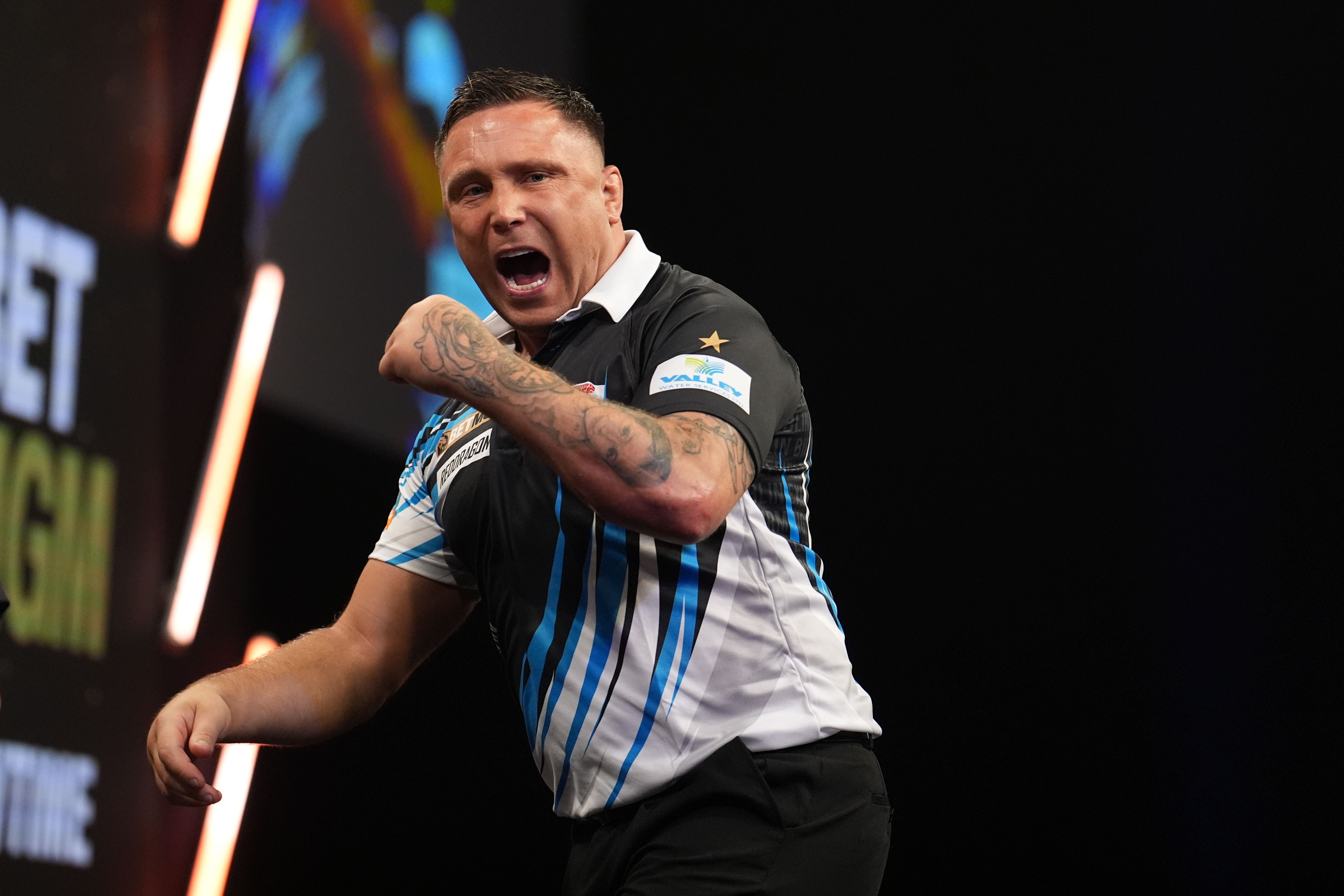 Gerwyn Price was crowned the Nordic Darts Masters champion on Saturday night (Martin Rickett/PA)