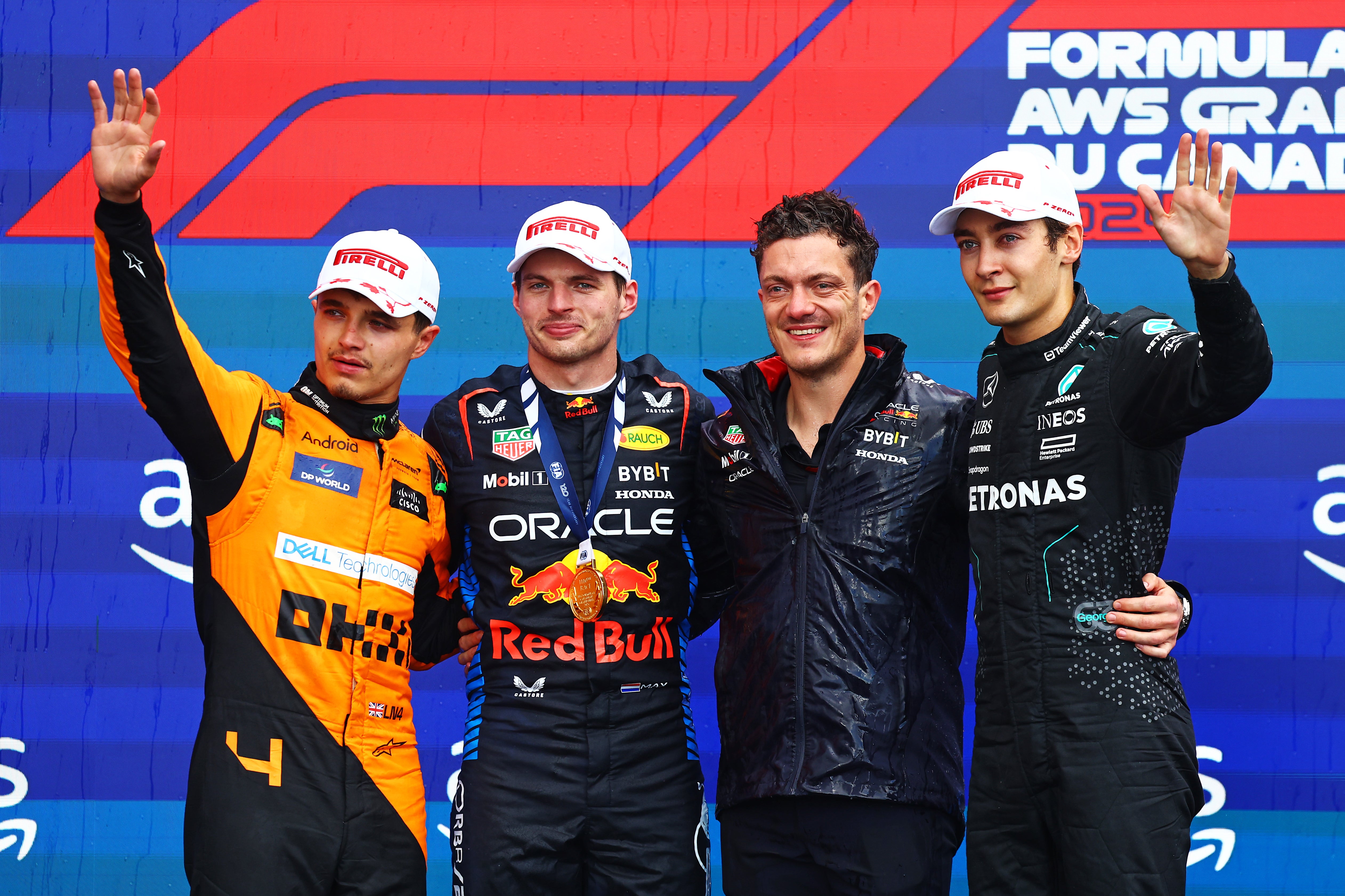 Verstappen finished above the British duo of Lando Norris and George Russell