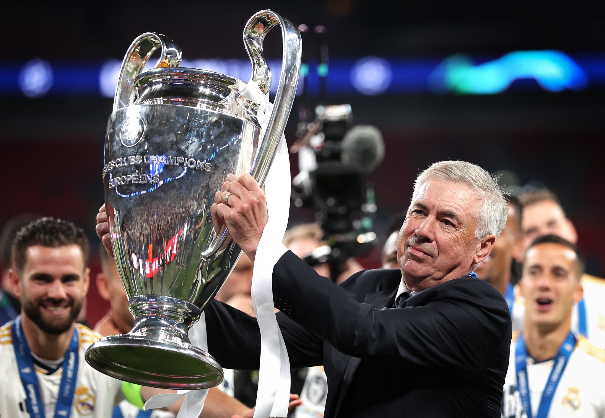 Carlo Ancelotti won the 2024 Champions League title with Real Madrid