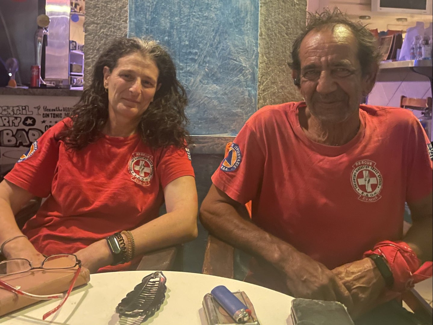Jannis and Sophia Volas, the volunteers who led the search operation, have been married for 37 years